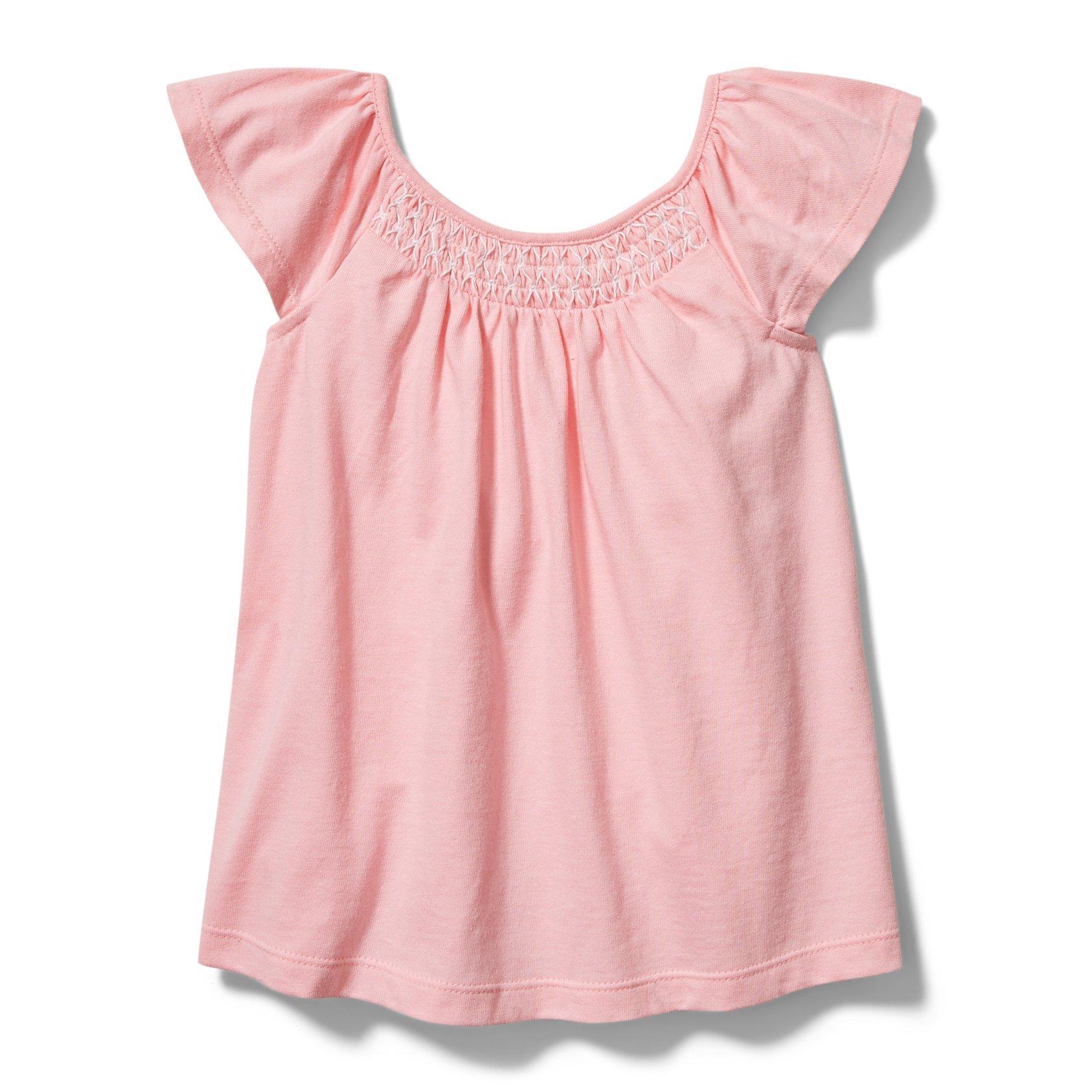 Smocked Flutter Sleeve Top image number 0