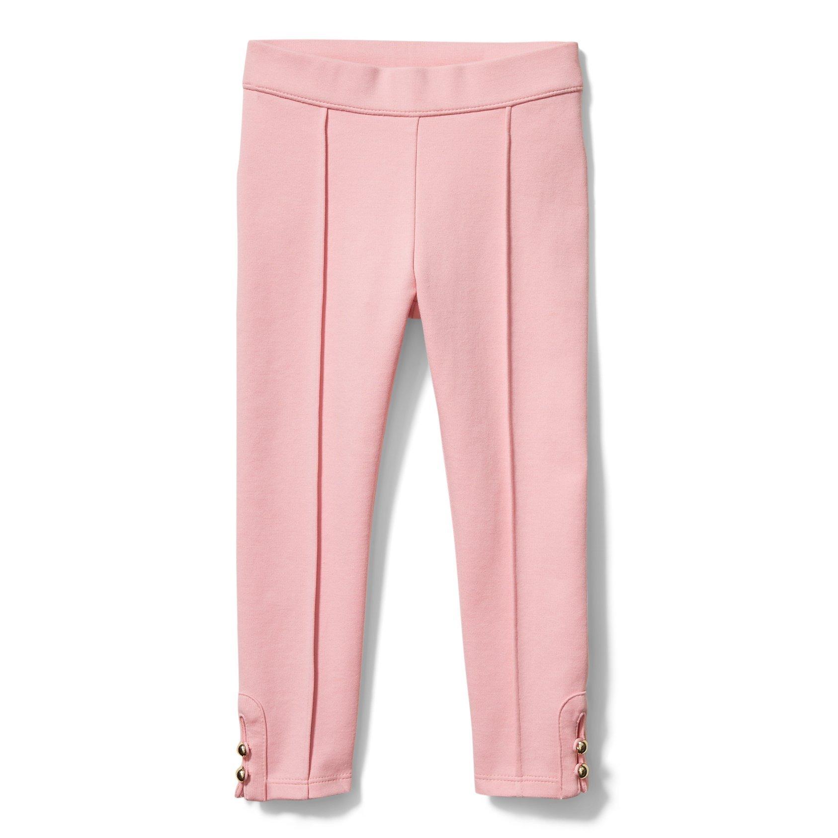 Girl Candy Pink Button Cuff Ponte Pant by Janie and Jack