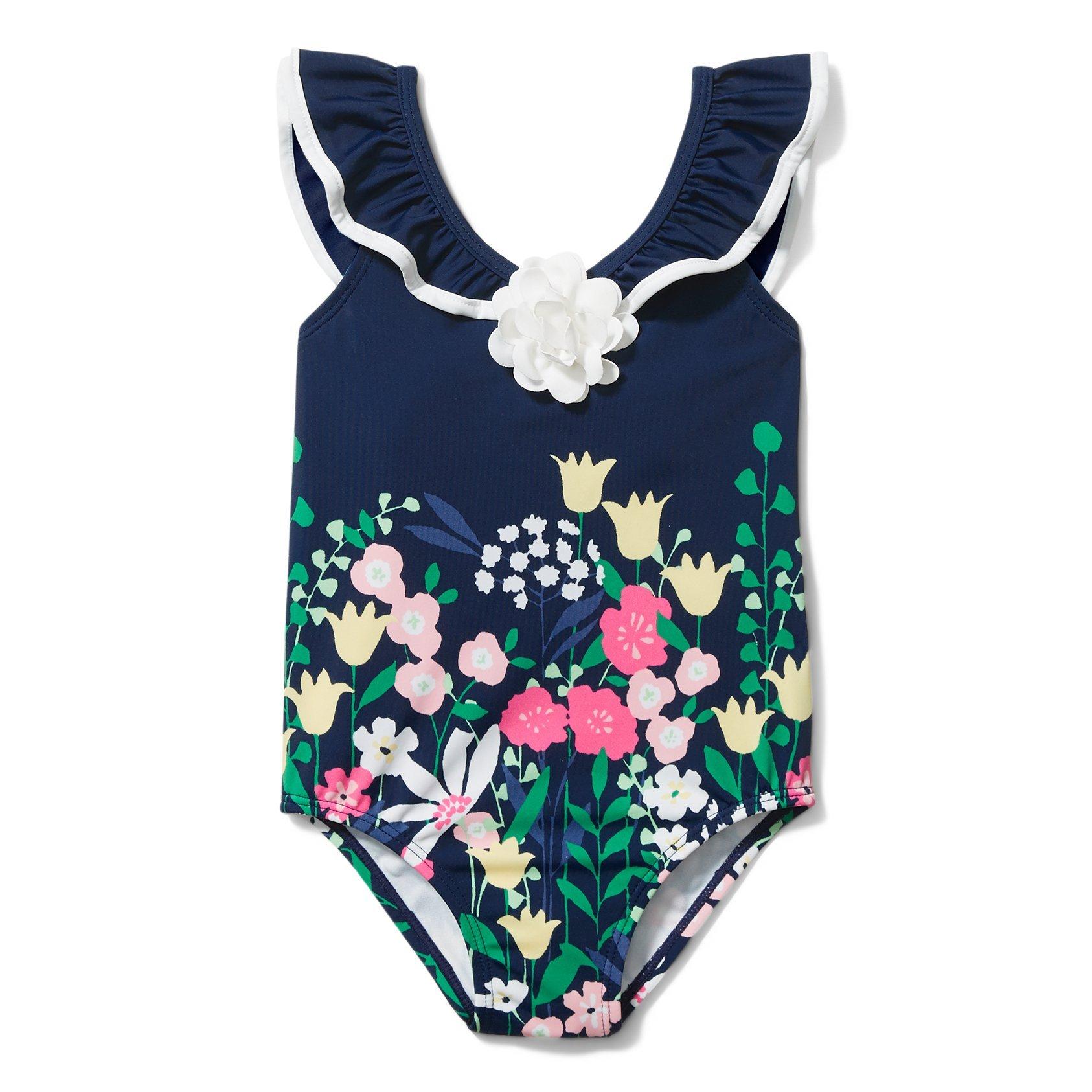 Floral Border Swimsuit image number 0
