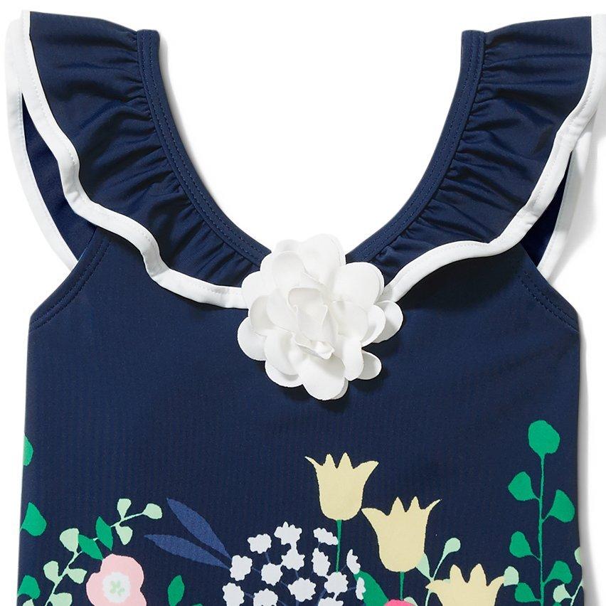 Floral Border Swimsuit image number 1