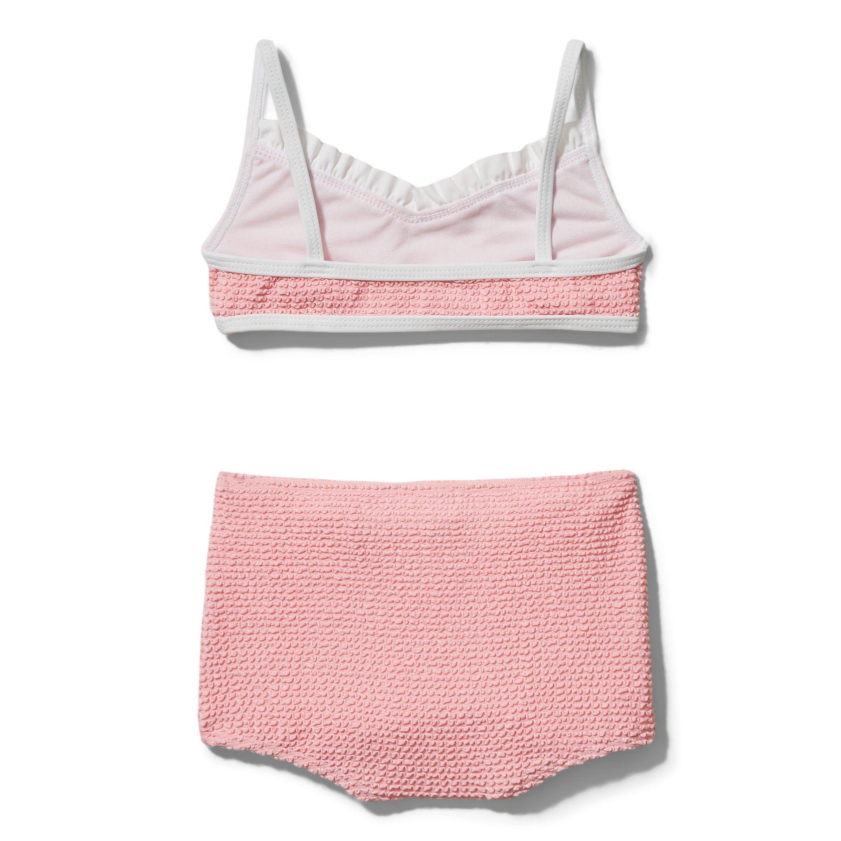 Textured Ruffle Trim 2-Piece Swimsuit image number 2