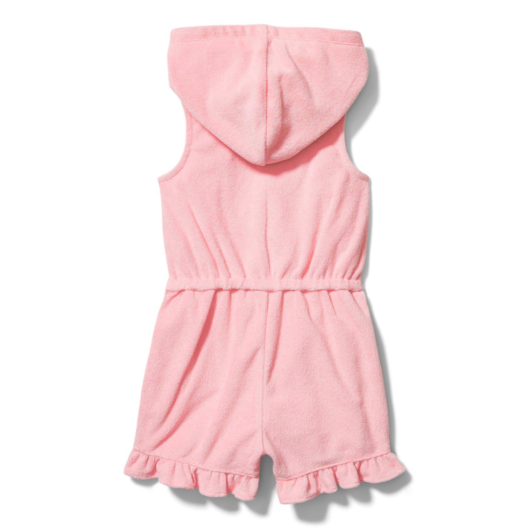 Hooded Terry Swim Cover-Up image number 2