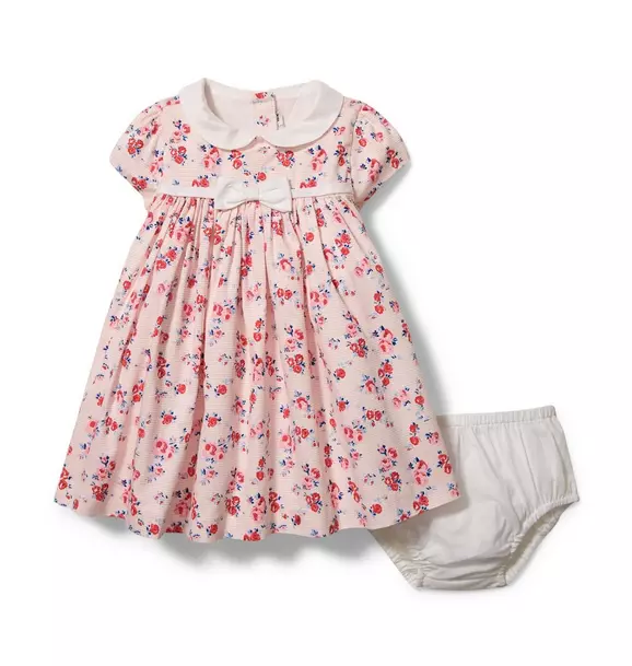 Baby Mini Floral Corduroy Dress image number 2