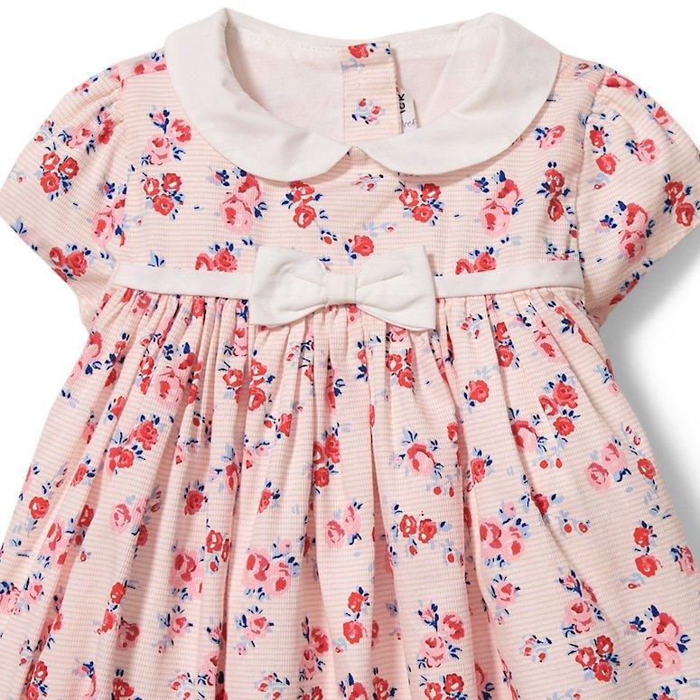 Baby Mini Floral Corduroy Dress image number 1