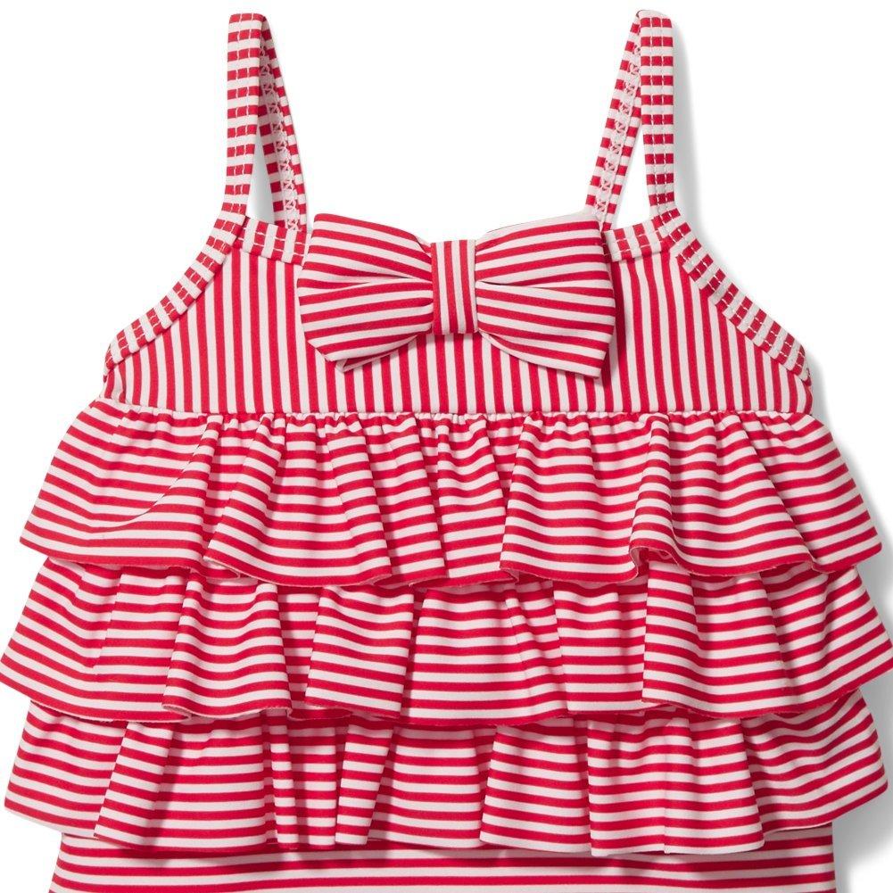 Baby Tiered Striped Swimsuit image number 1