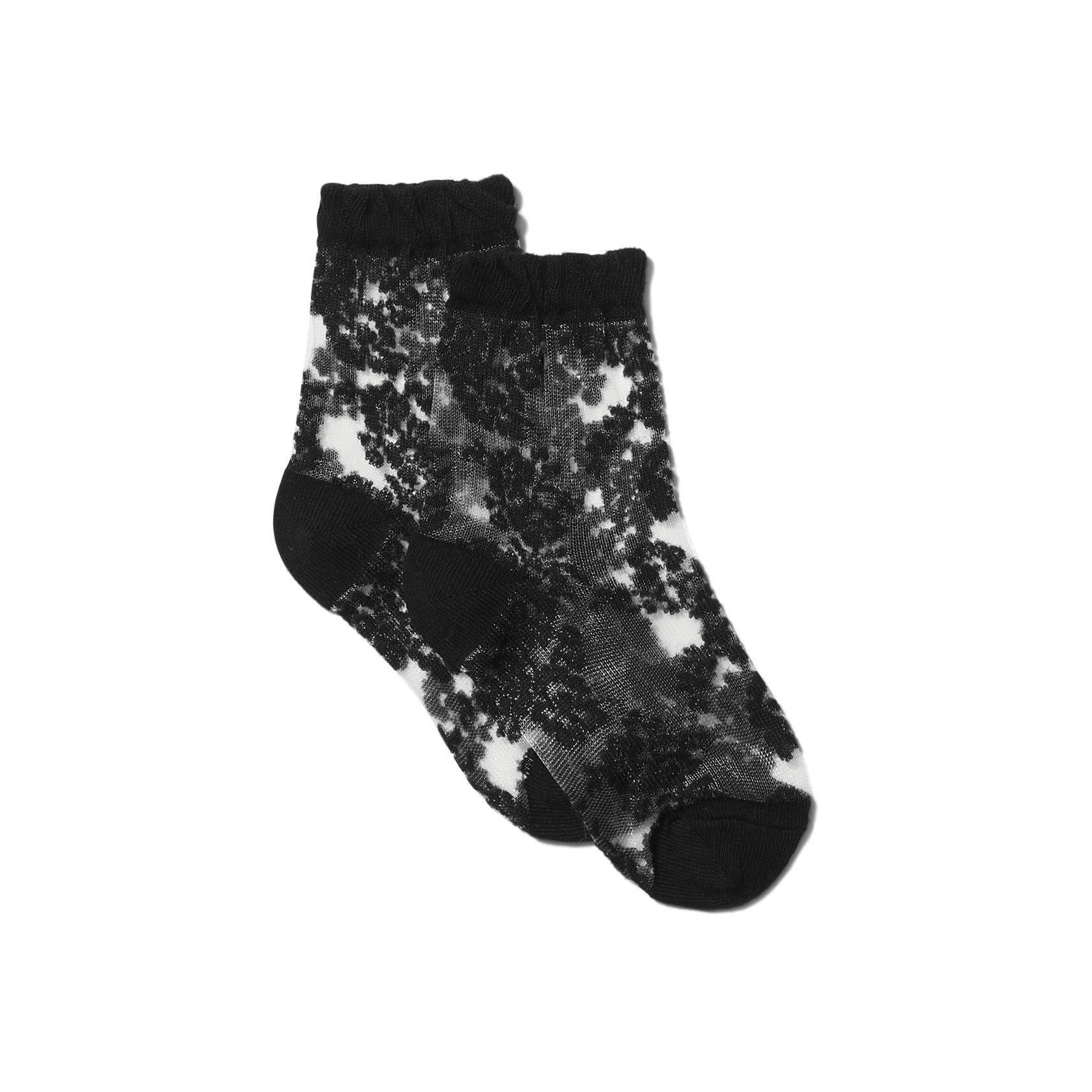 Sheer Floral Sock