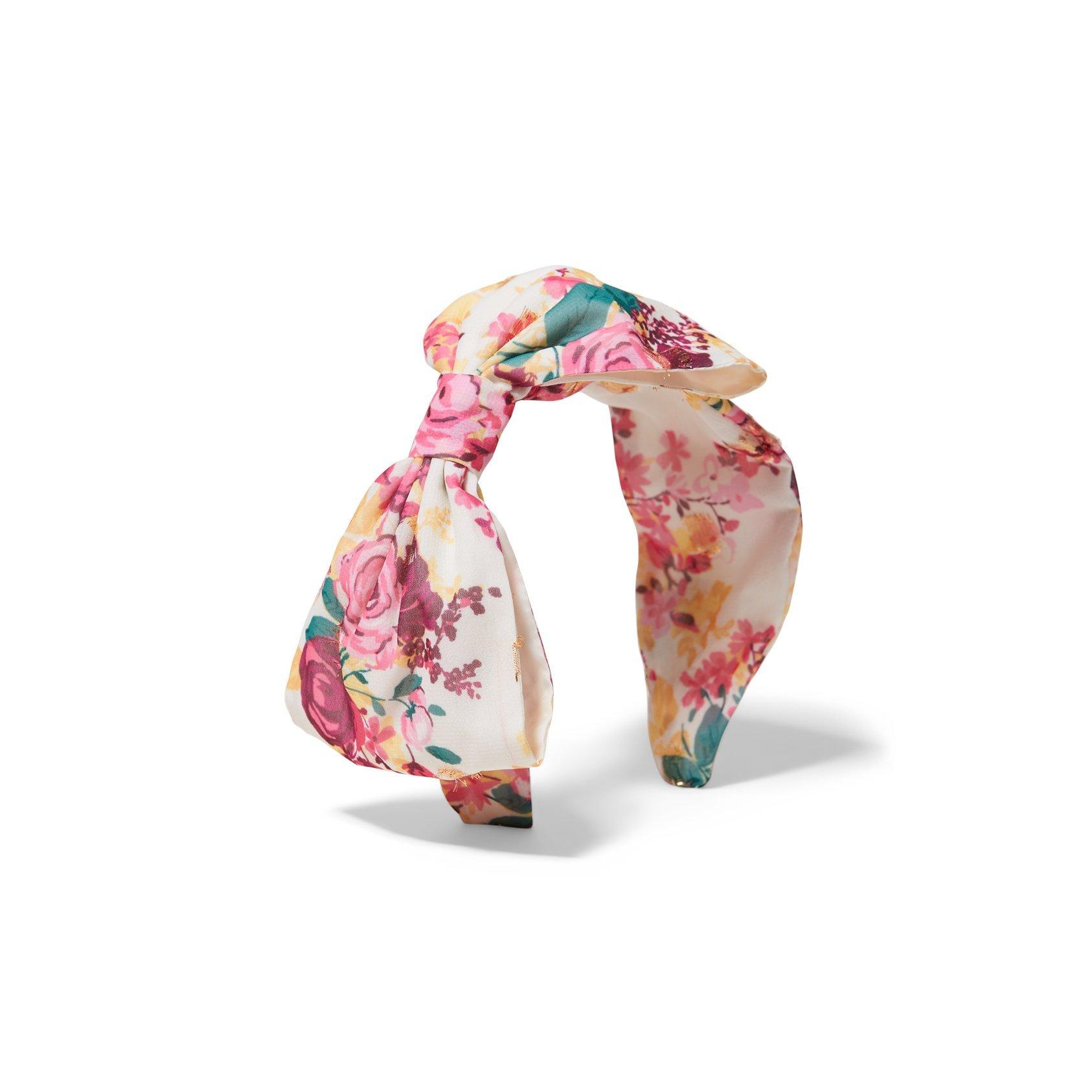 Floral Bow Headband image number 0