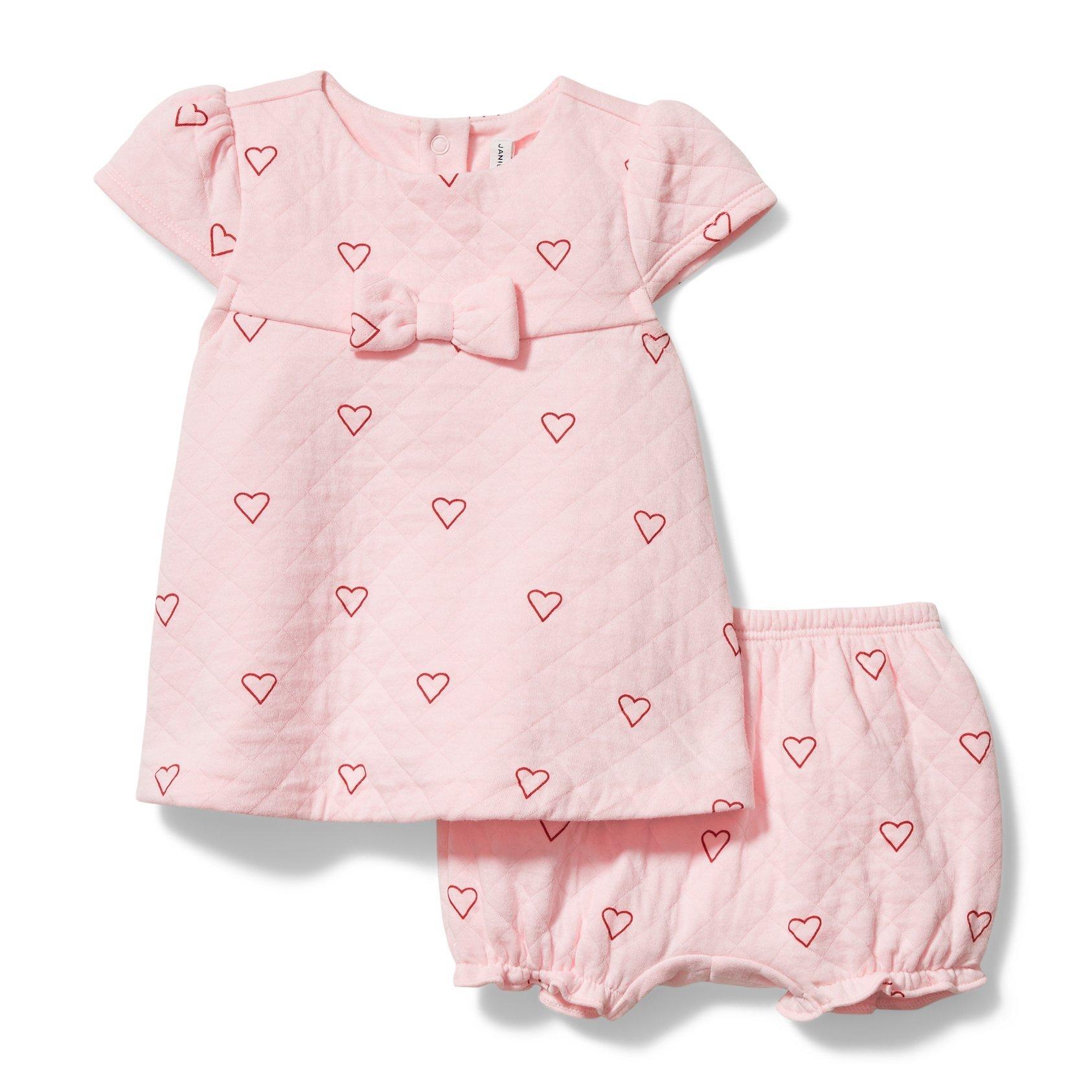 Baby Quilted Heart Matching Set