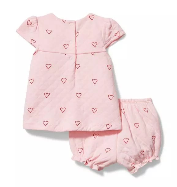 Baby Quilted Heart Matching Set image number 1