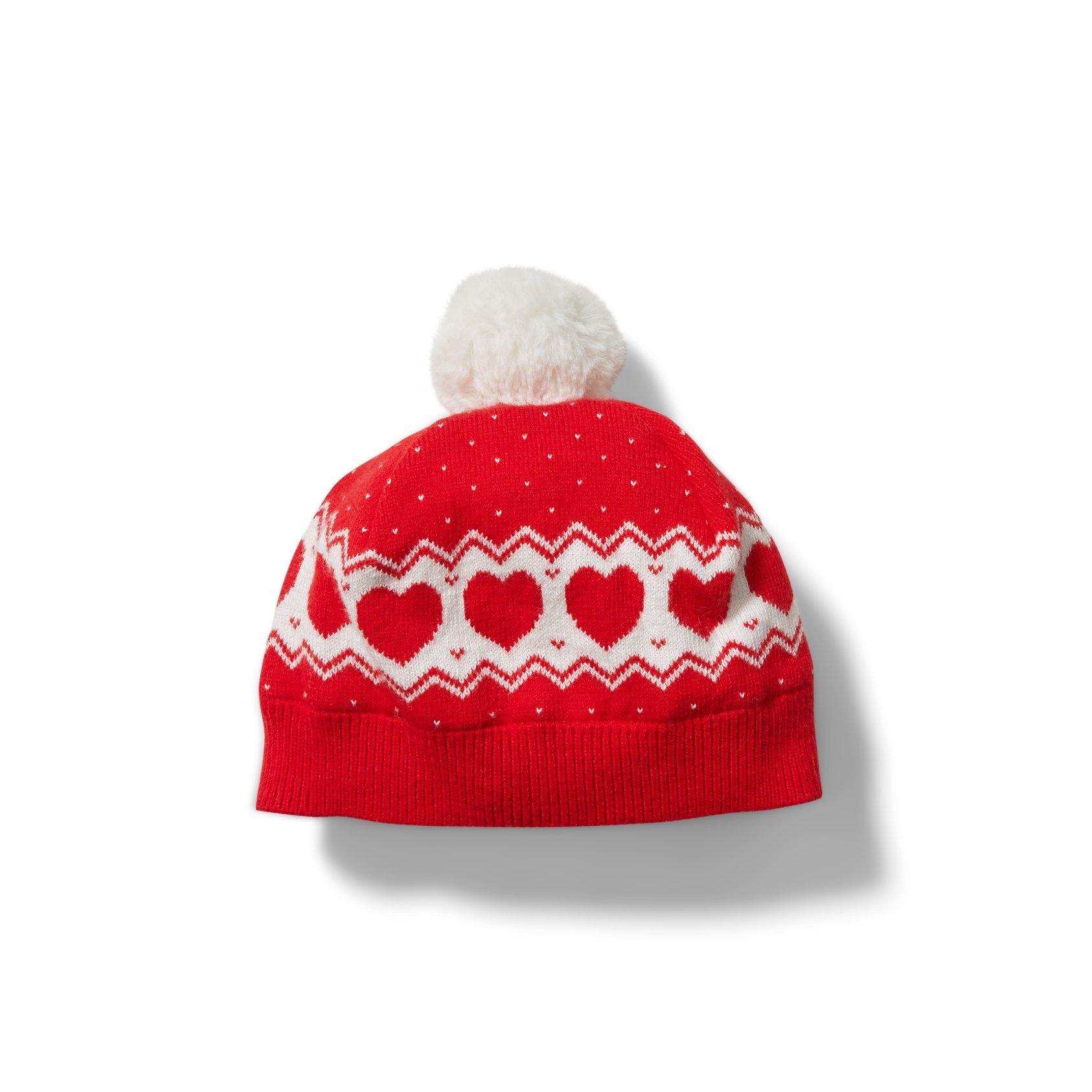 Fair Isle Heart Beanie image number 0