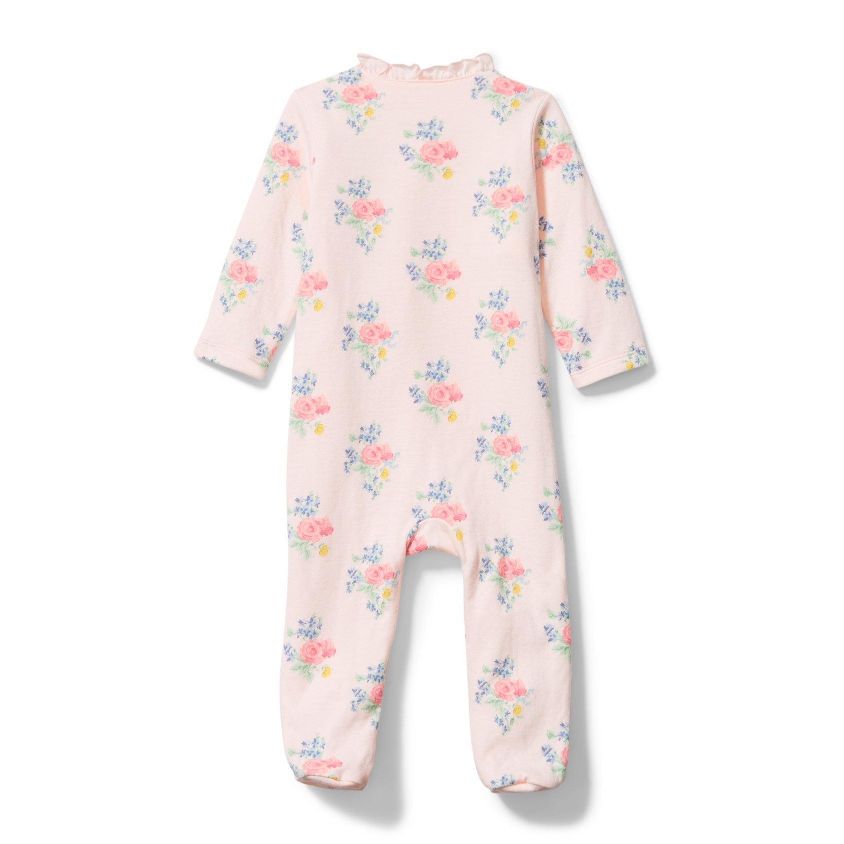 Baby Floral Footed 1-Piece image number 2