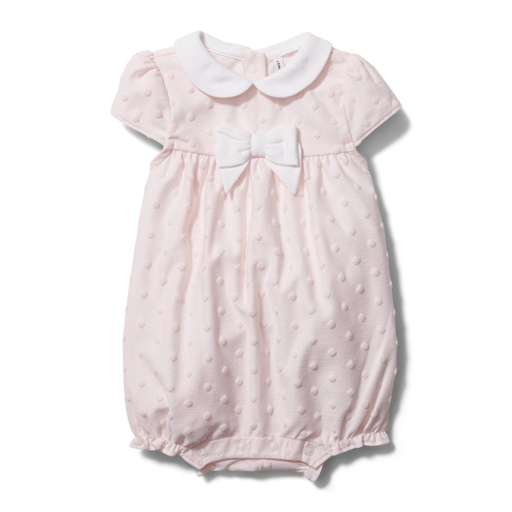 Baby Swiss Dot Romper image number 0