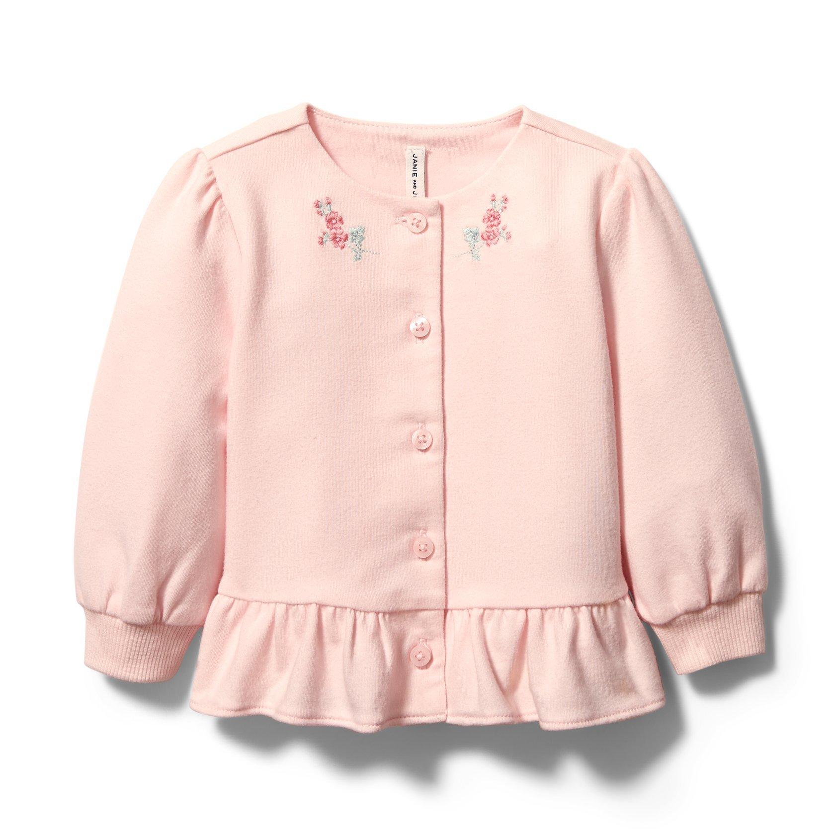 Baby Embroidered Peplum Cardigan image number 0