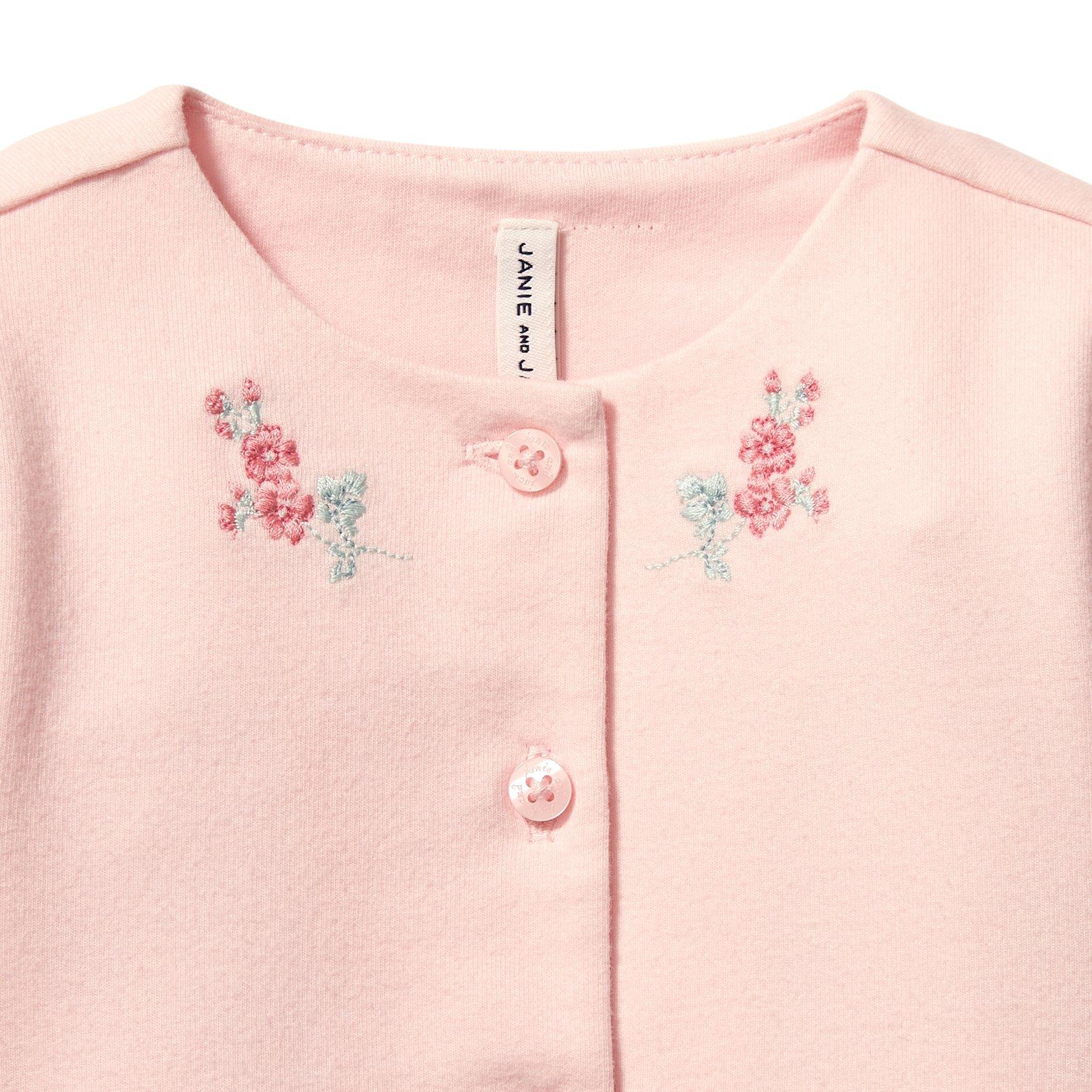 Baby Embroidered Peplum Cardigan image number 1