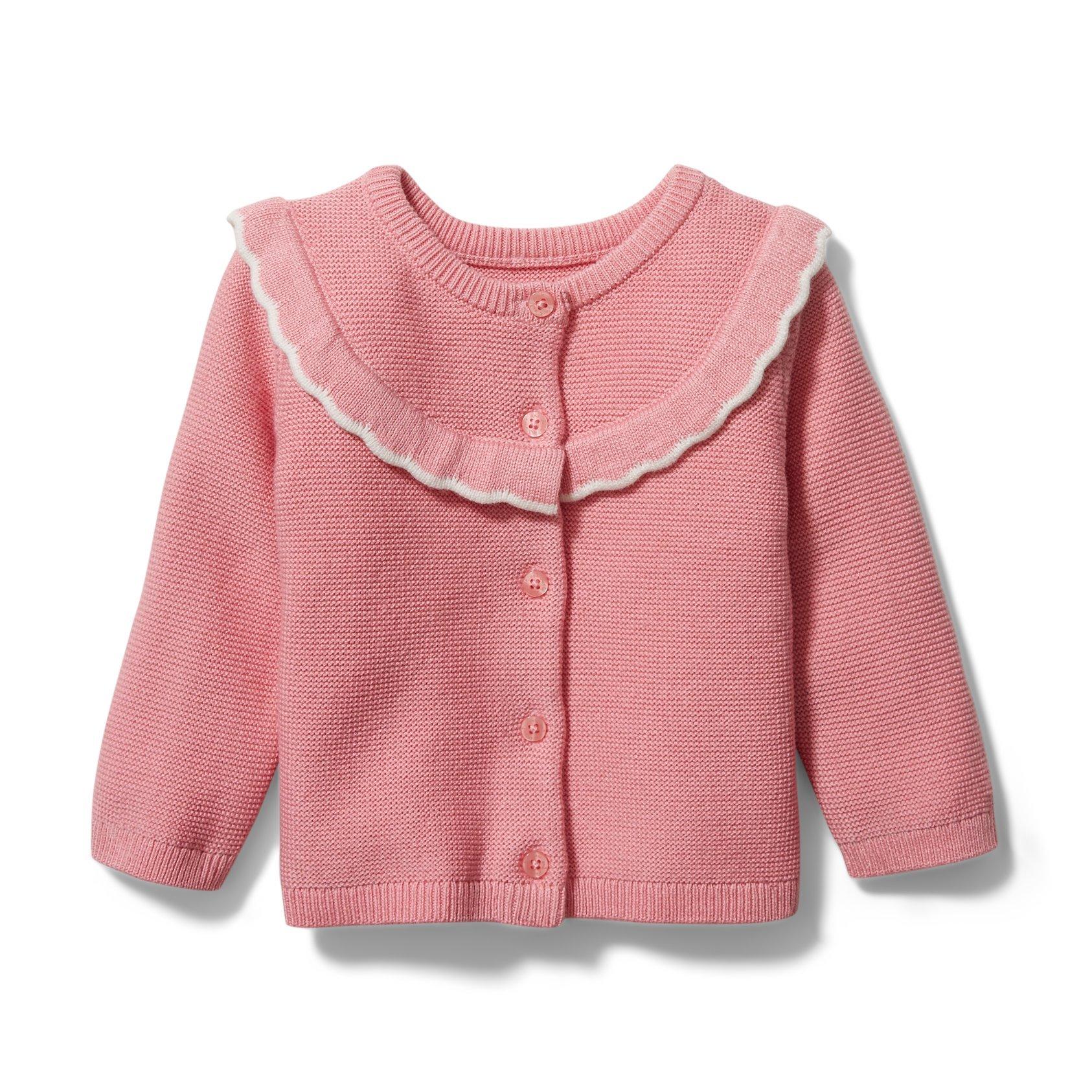 Baby Ruffle Trim Cardigan image number 0