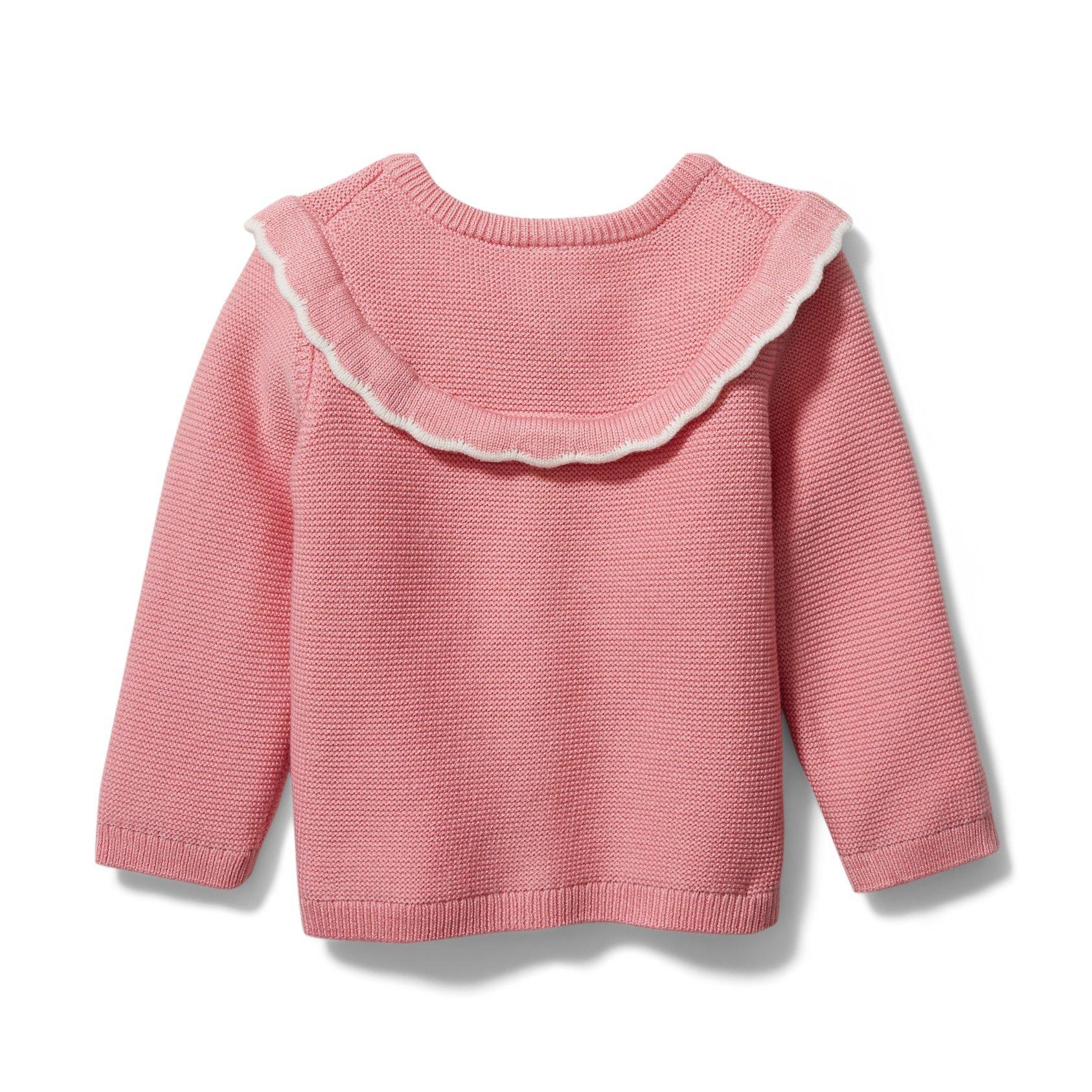 Baby Ruffle Trim Cardigan image number 2