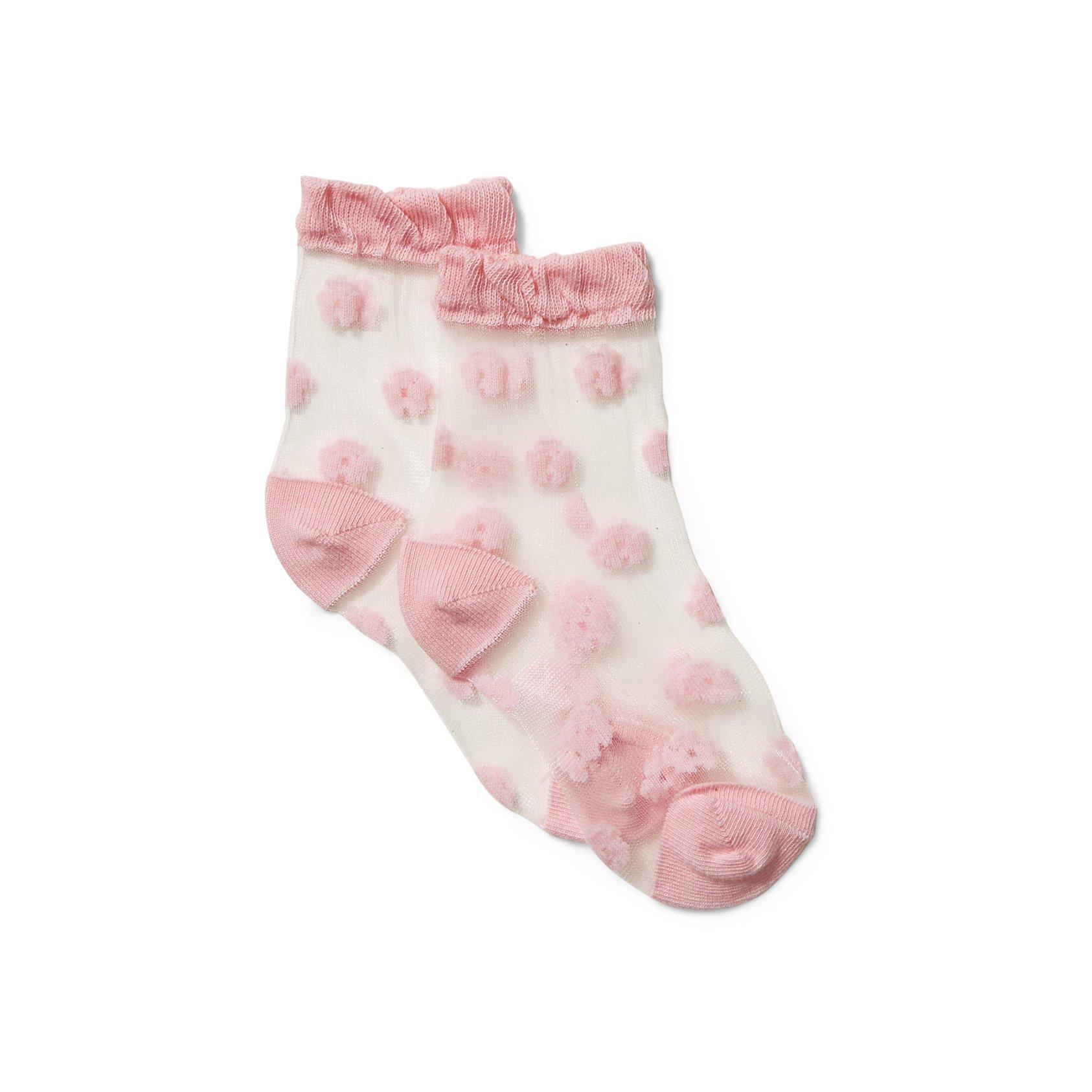 Sheer Floral Sock image number 0
