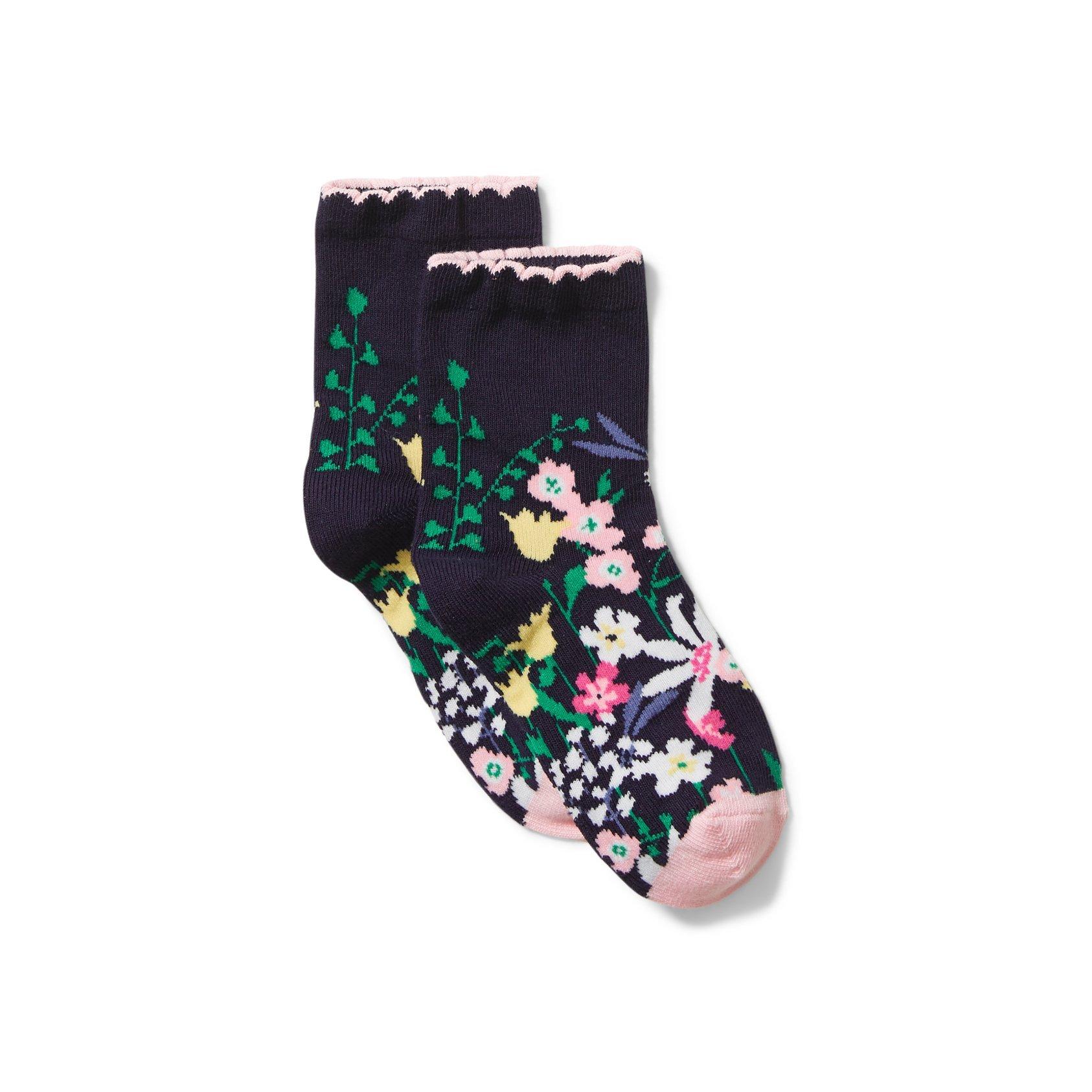 Floral Border Sock image number 0