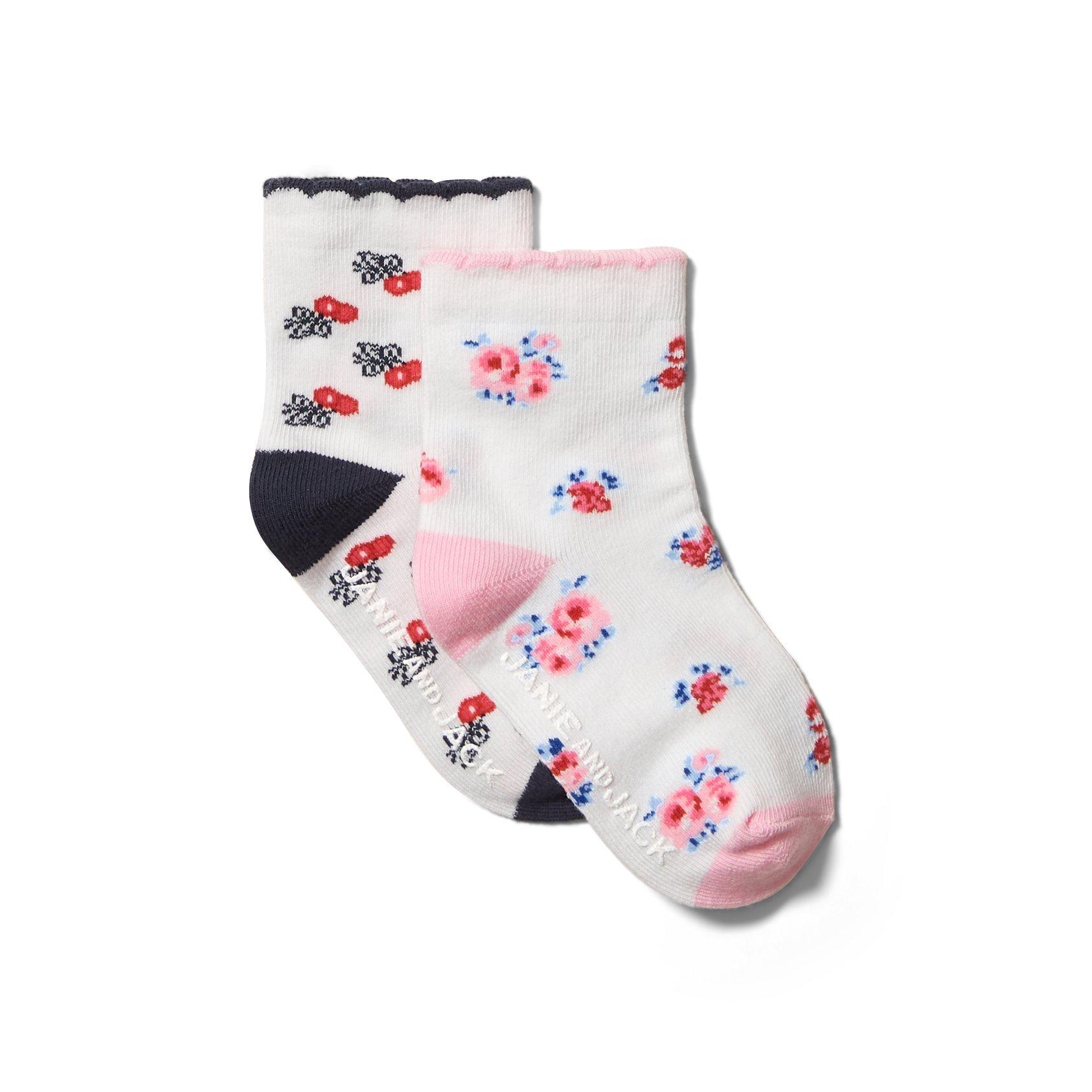 Baby Floral Sock 2-Pack image number 0