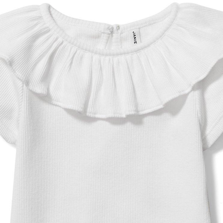 Baby Ruffle Collar Bodysuit image number 1