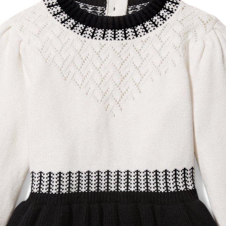 Colorblocked Sweater Dress image number 1