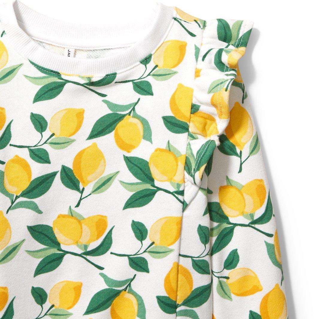 Lemon Ruffle Sweatshirt image number 1