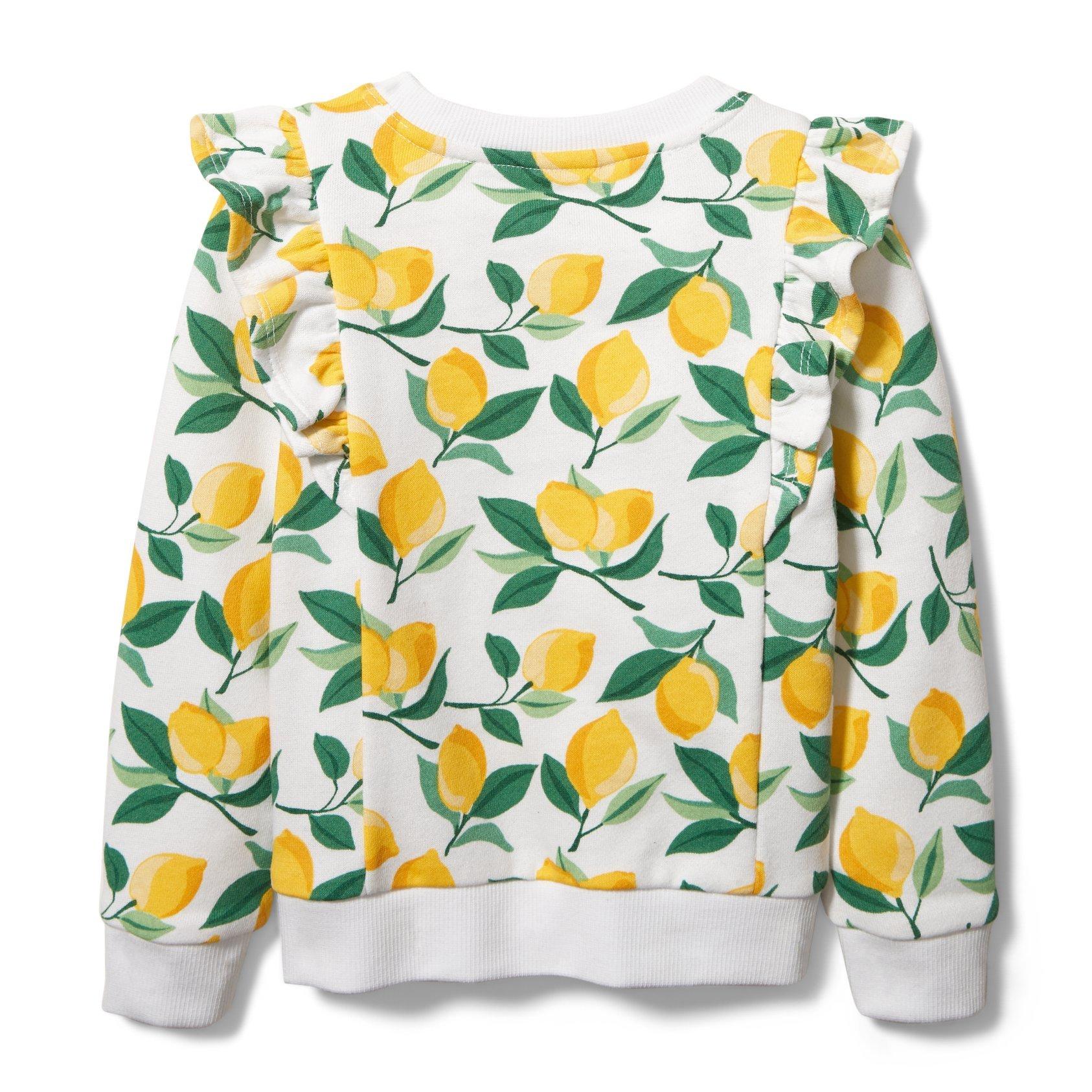 Lemon Ruffle Sweatshirt image number 3