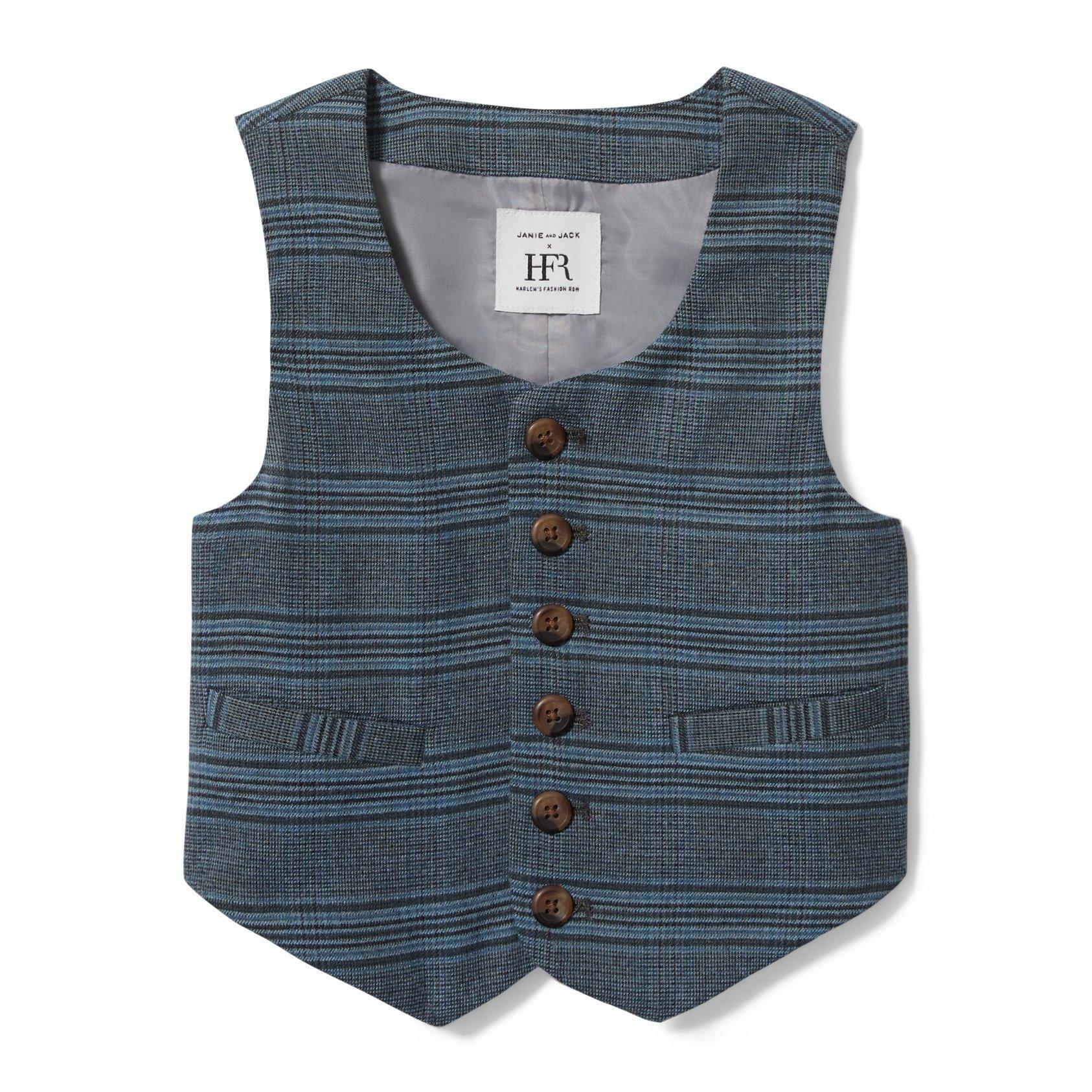 Richfresh Plaid Suit Vest