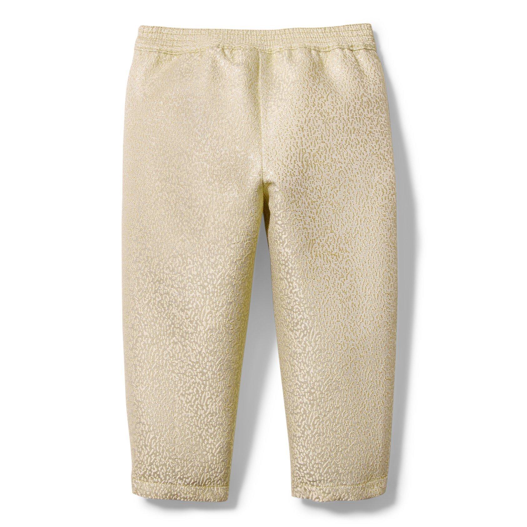 Rachel Zoe Gold Metallic Jacquard Pant image number 2