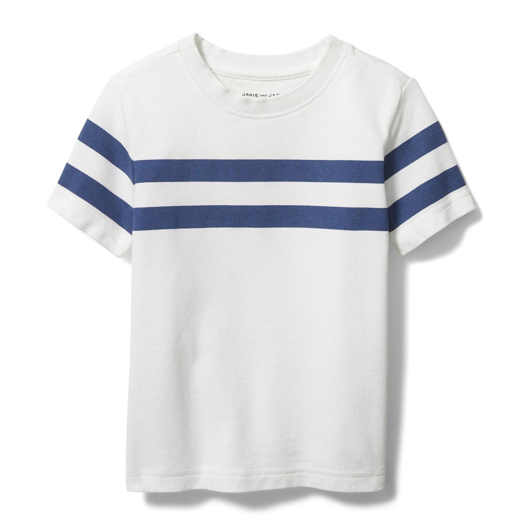 Stripe Pique Tee image number 0