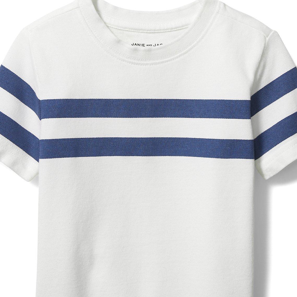 Stripe Pique Tee image number 1