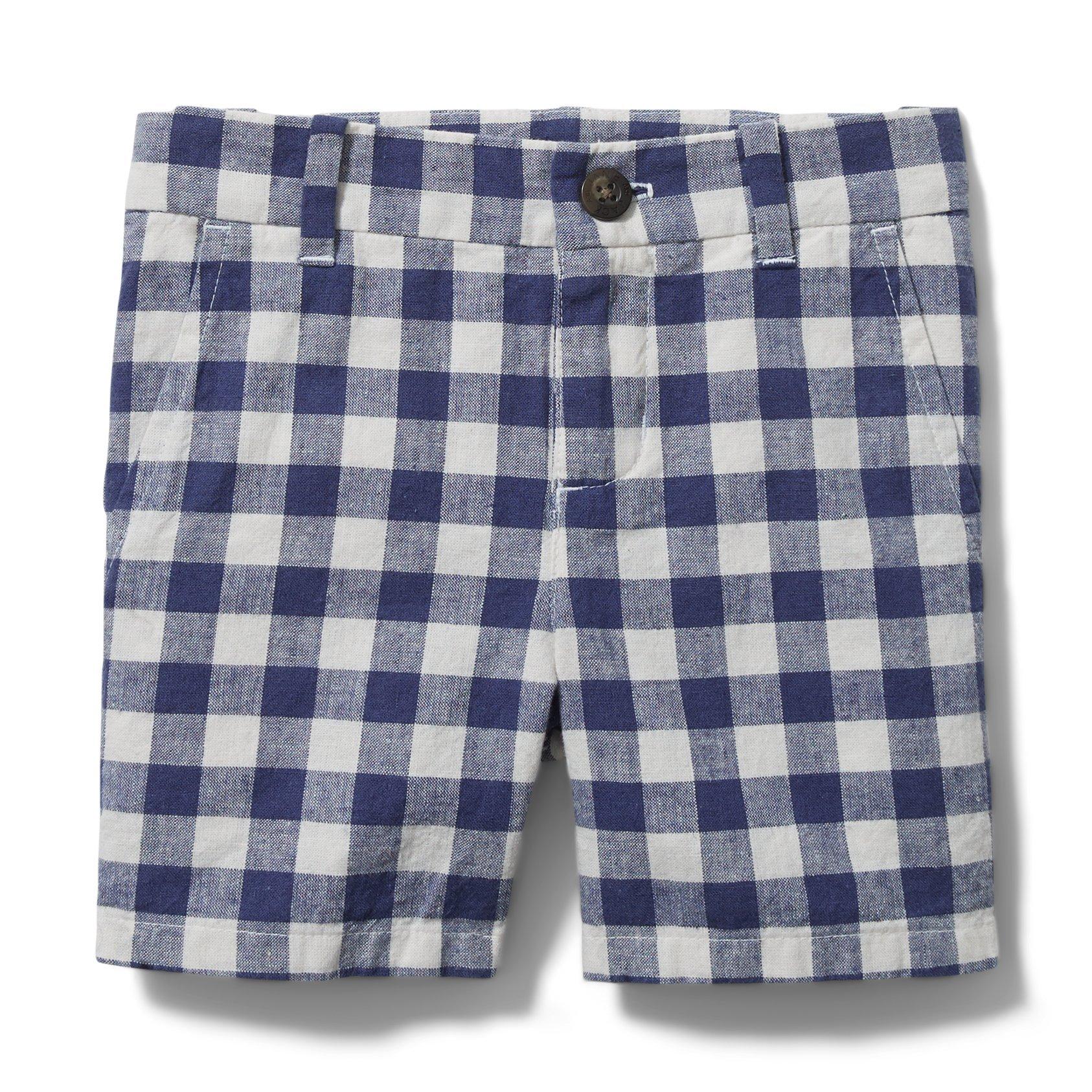 Gingham Linen Short image number 0