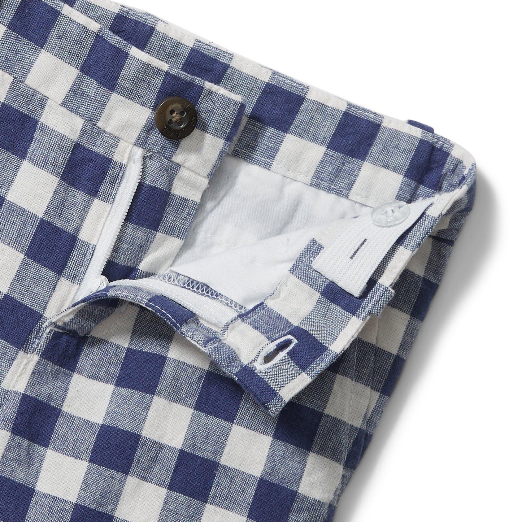 Gingham Linen Short image number 2