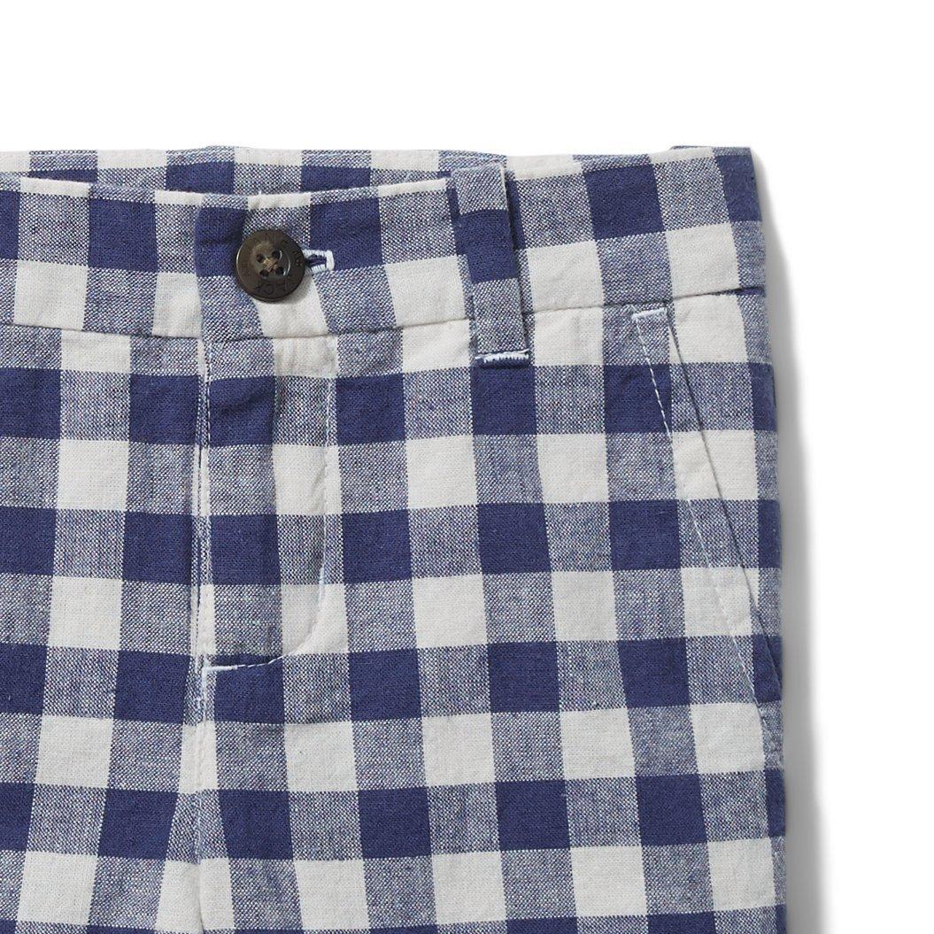 Gingham Linen Short image number 1