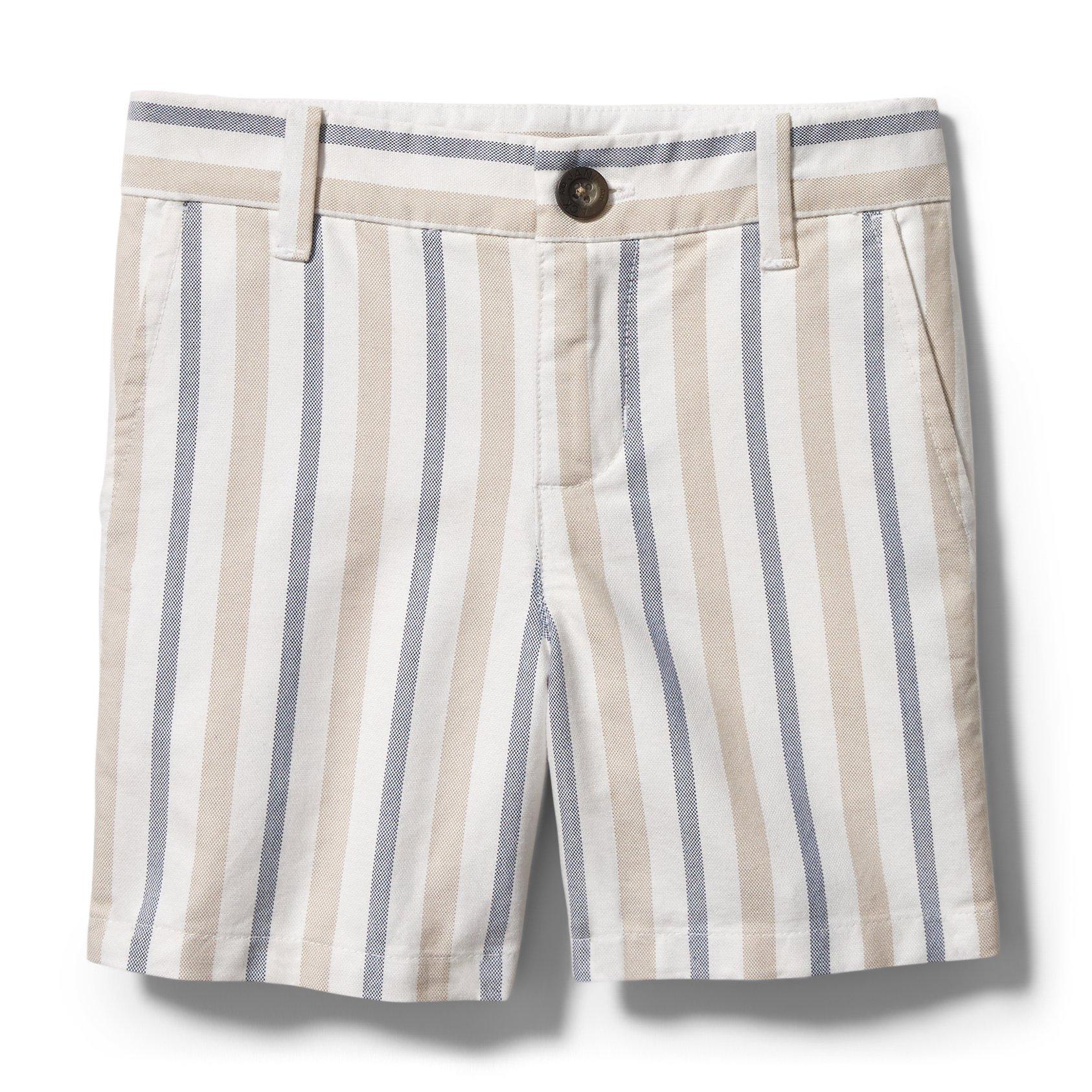 Striped Oxford Short image number 0