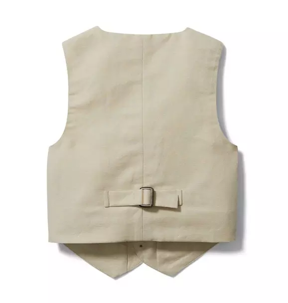 Linen Suit Vest image number 2