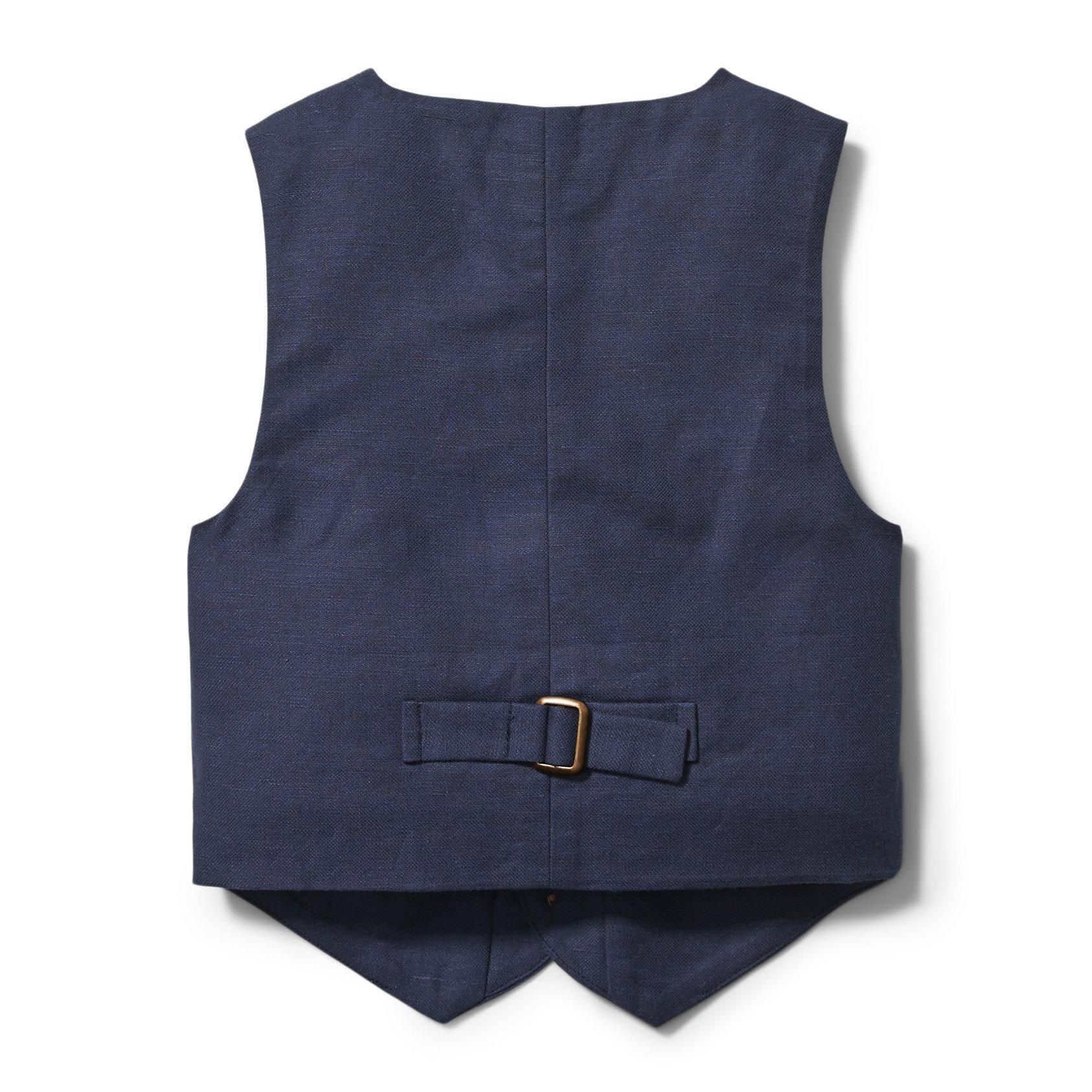 Linen Suit Vest image number 2