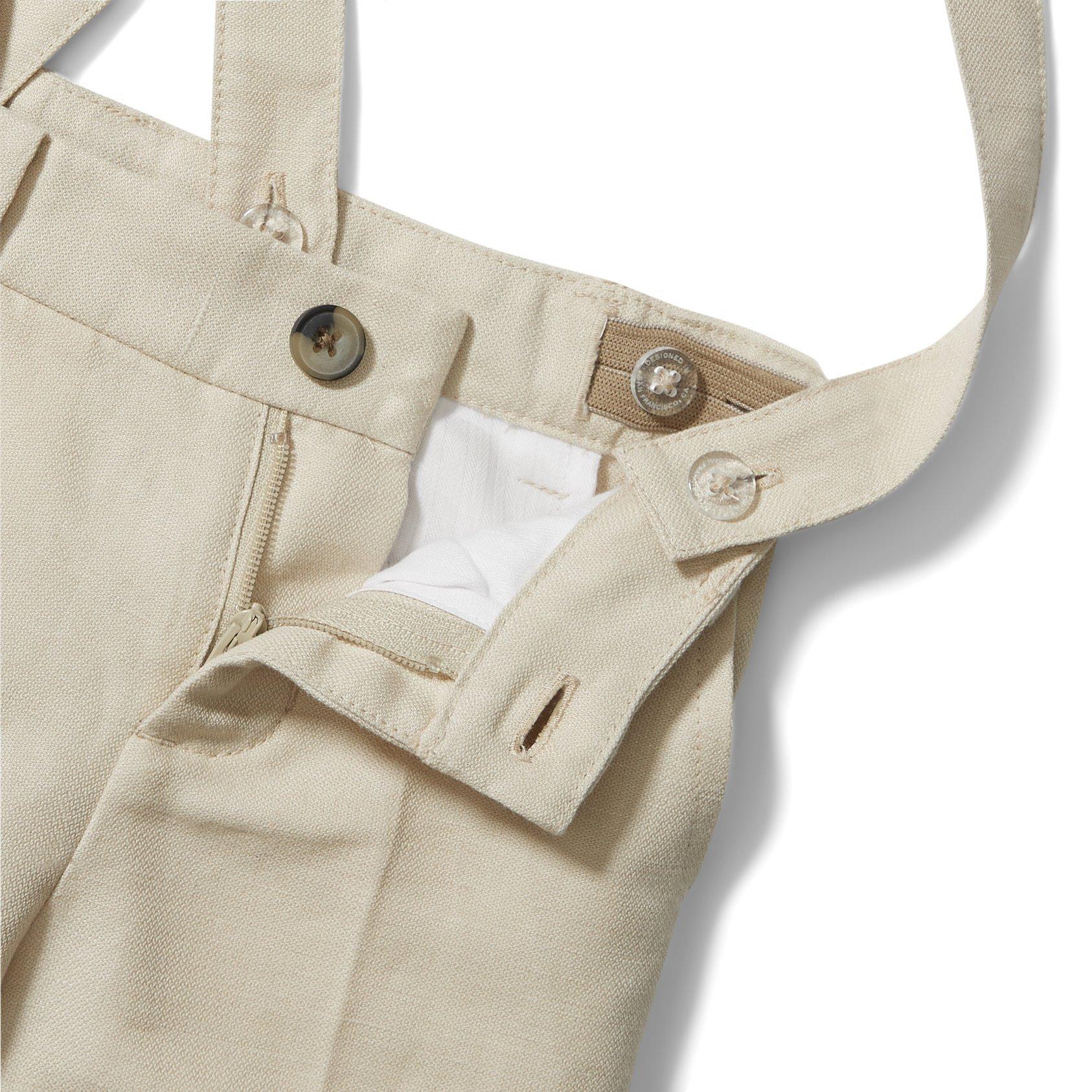 Linen Suspender Short image number 1