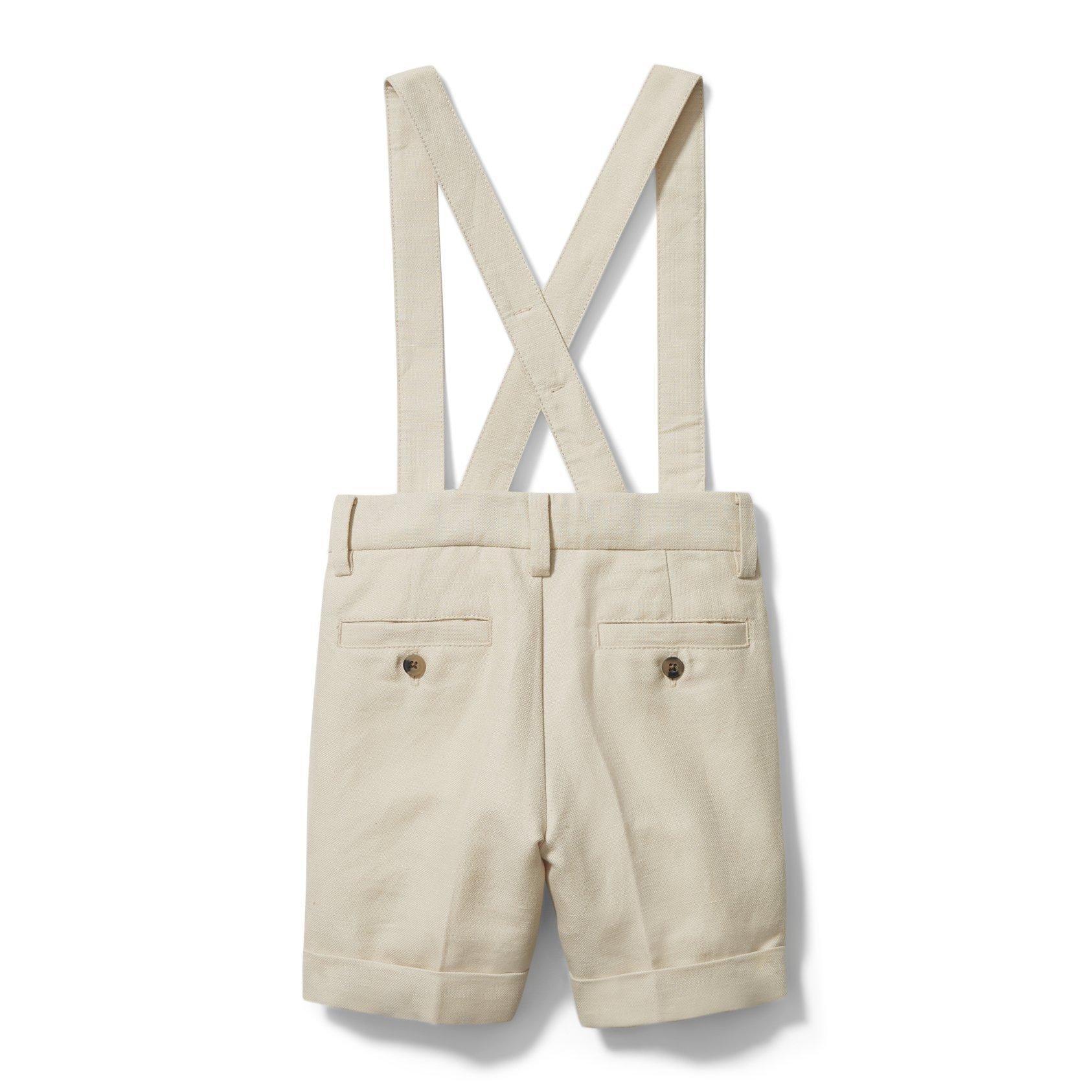 Linen Suspender Short image number 2