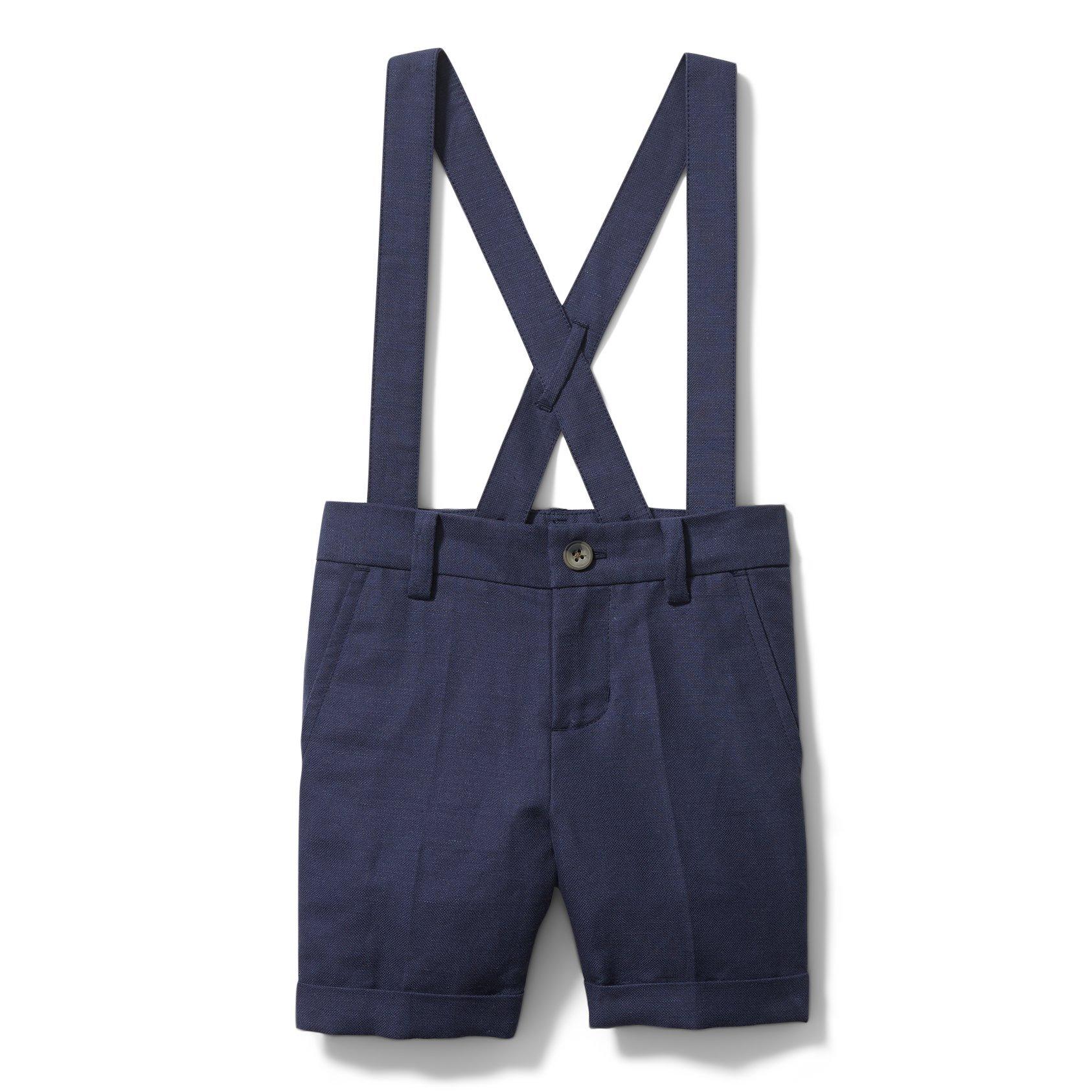Linen Suspender Short image number 0
