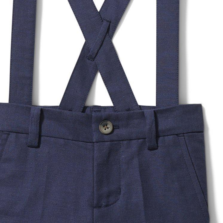 Linen Suspender Short image number 3