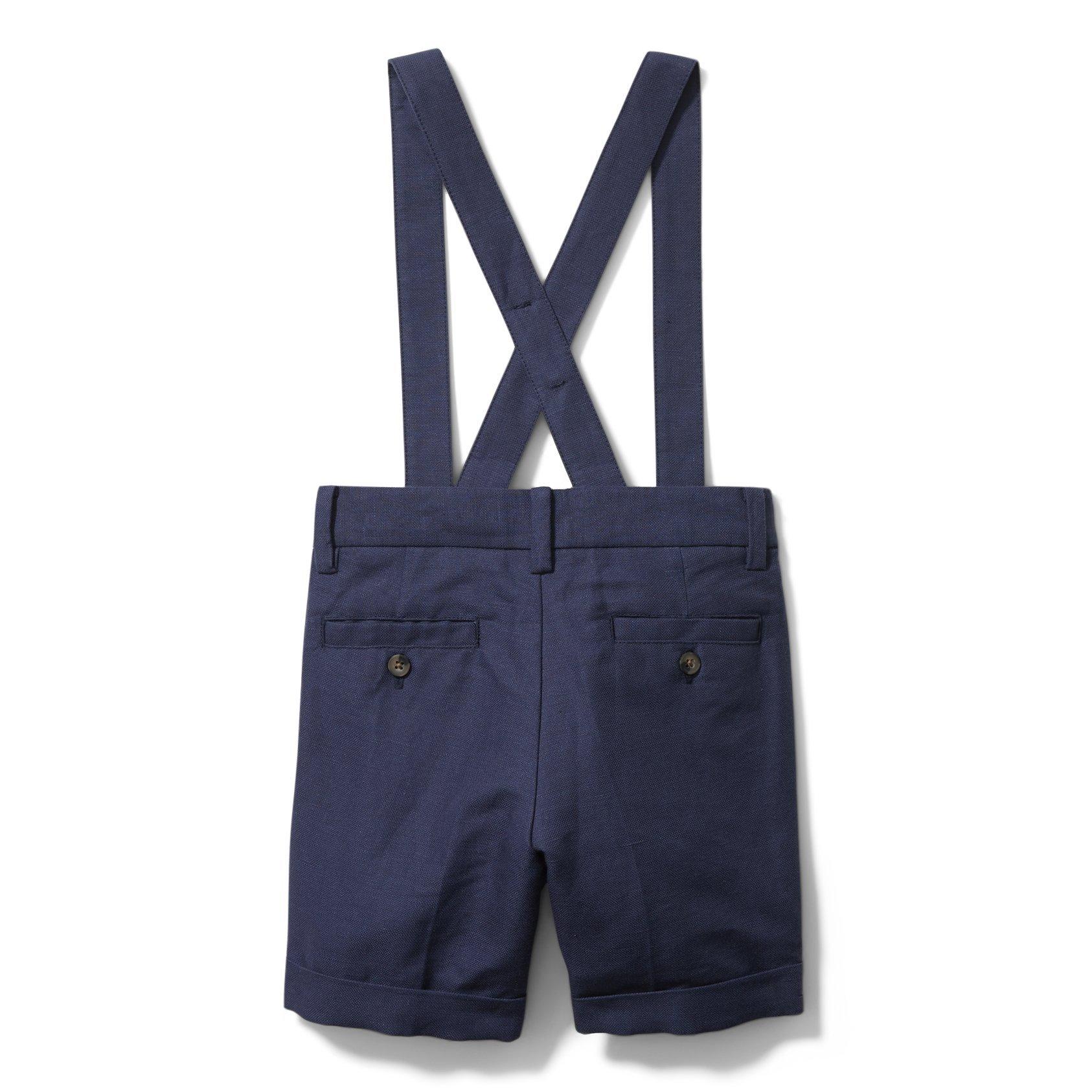 Linen Suspender Short image number 2