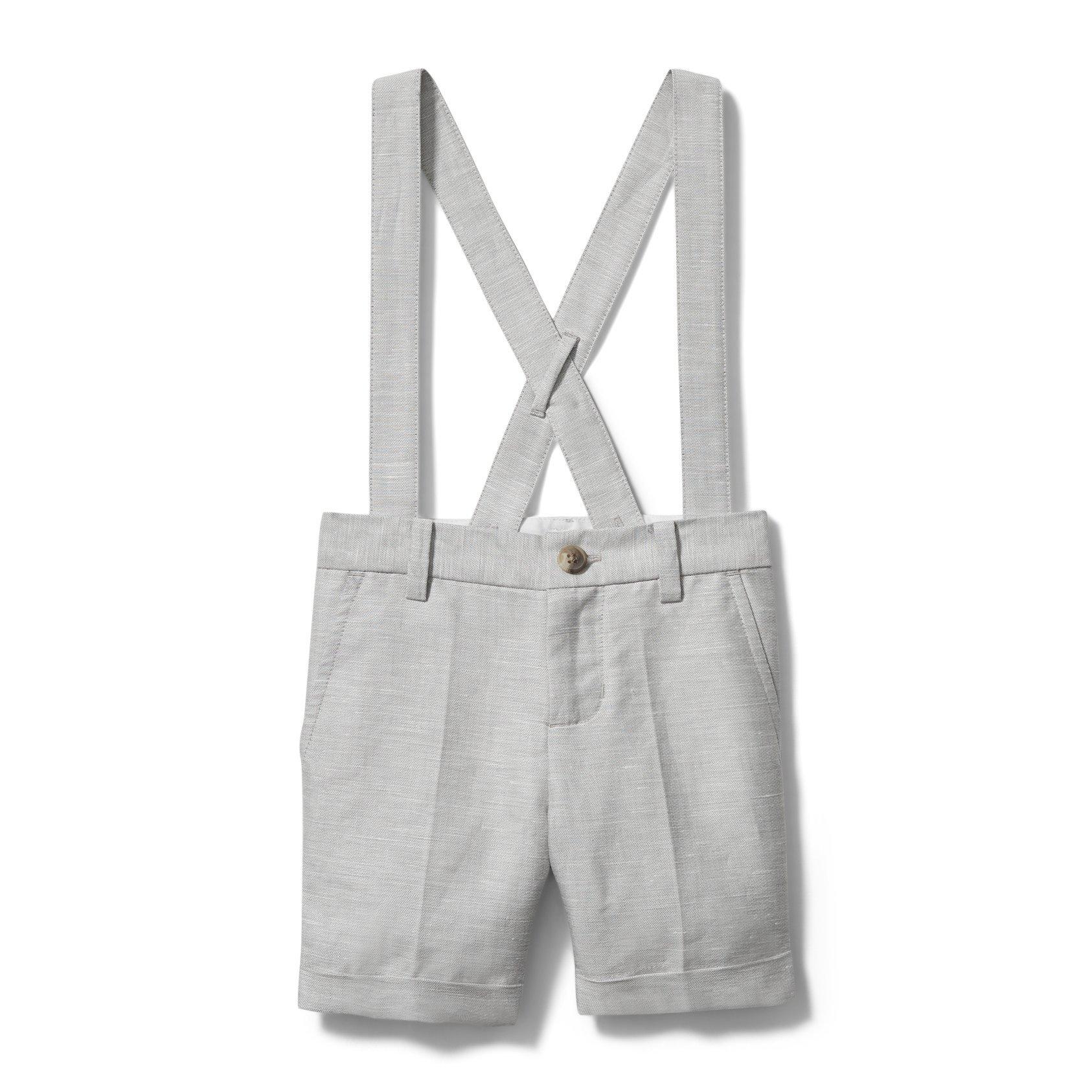 Linen Suspender Short image number 0
