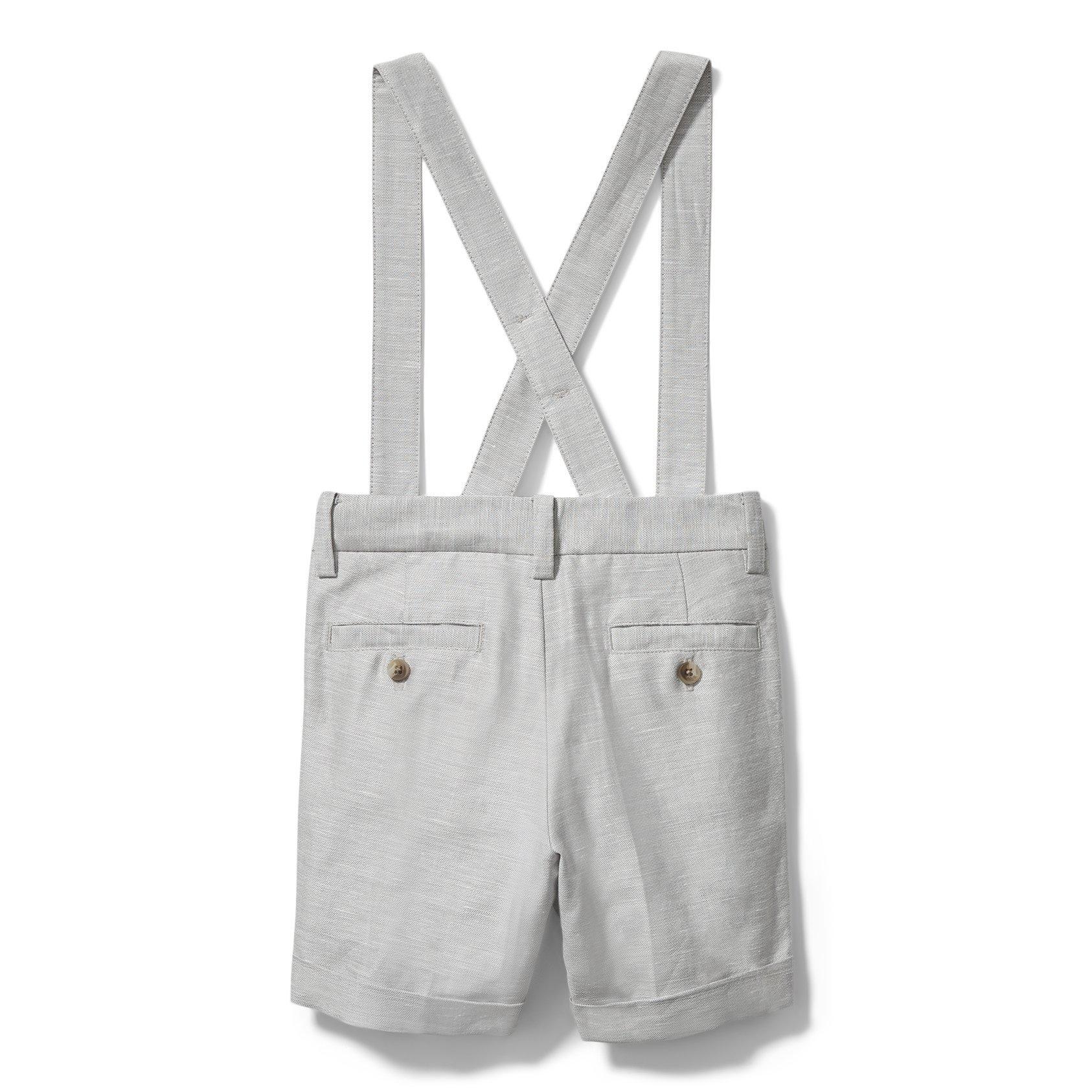 Linen Suspender Short image number 3