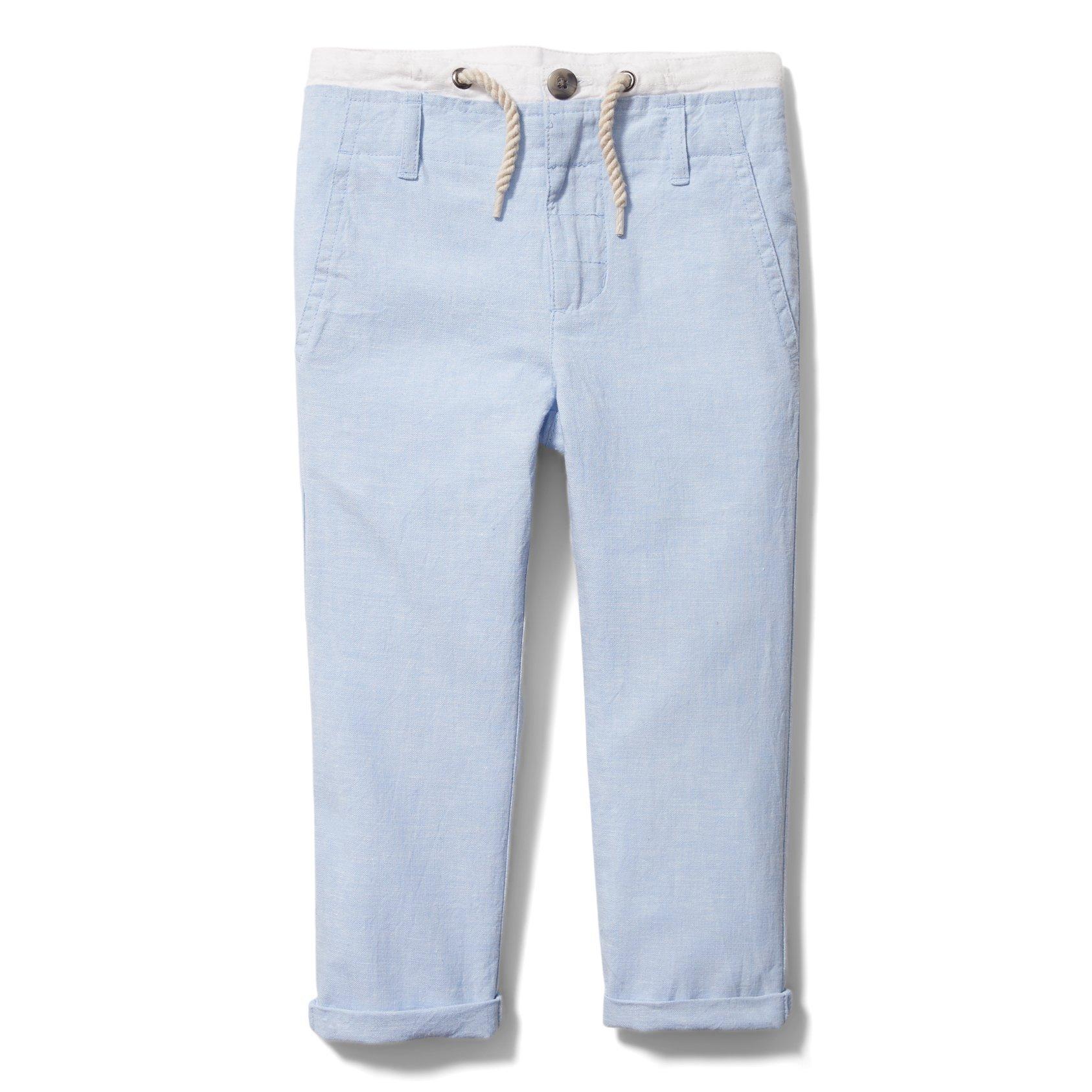 Linen Double Waistband Pant image number 0