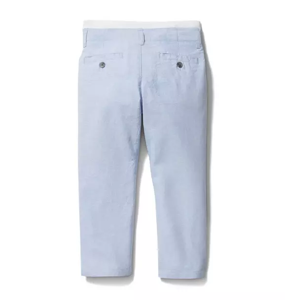 Linen Double Waistband Pant image number 3