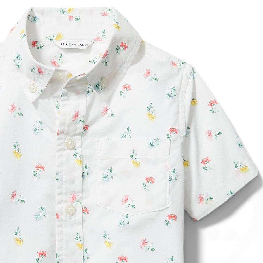 Ditsy Floral Poplin Shirt image number 1