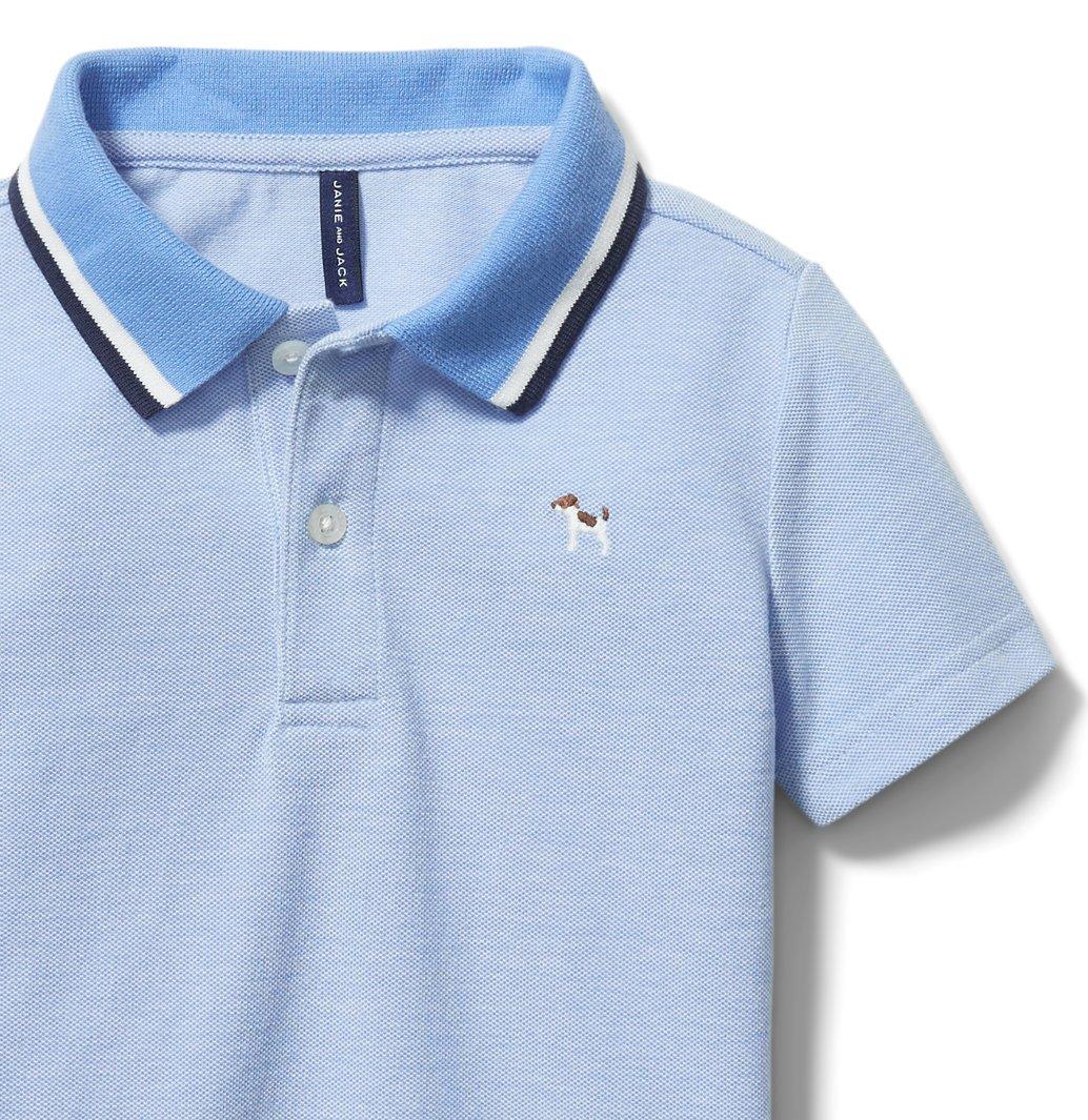 Embroidered Pique Polo image number 1