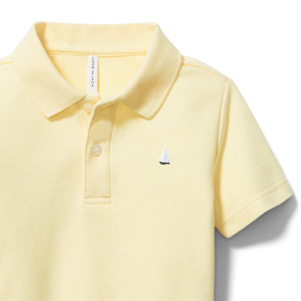 Embroidered Pique Polo image number 1
