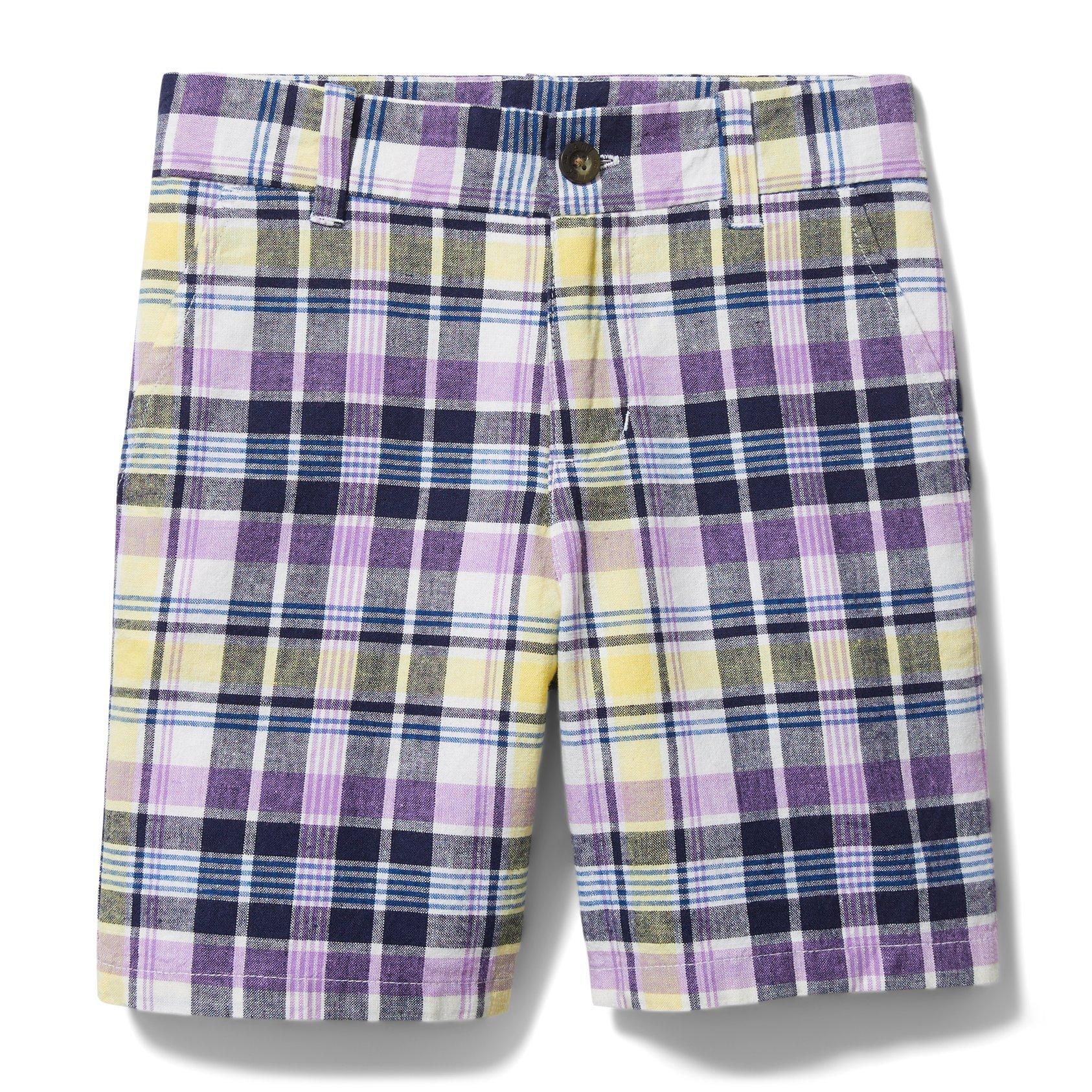 Plaid Linen Short image number 0